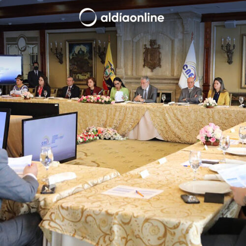 CNE SOCIALIZA CON EL CUERPO DIPLOMÁTICO ACREDITADO EN ECUADOR AVANCES DE LAS ELECCIONES 2023