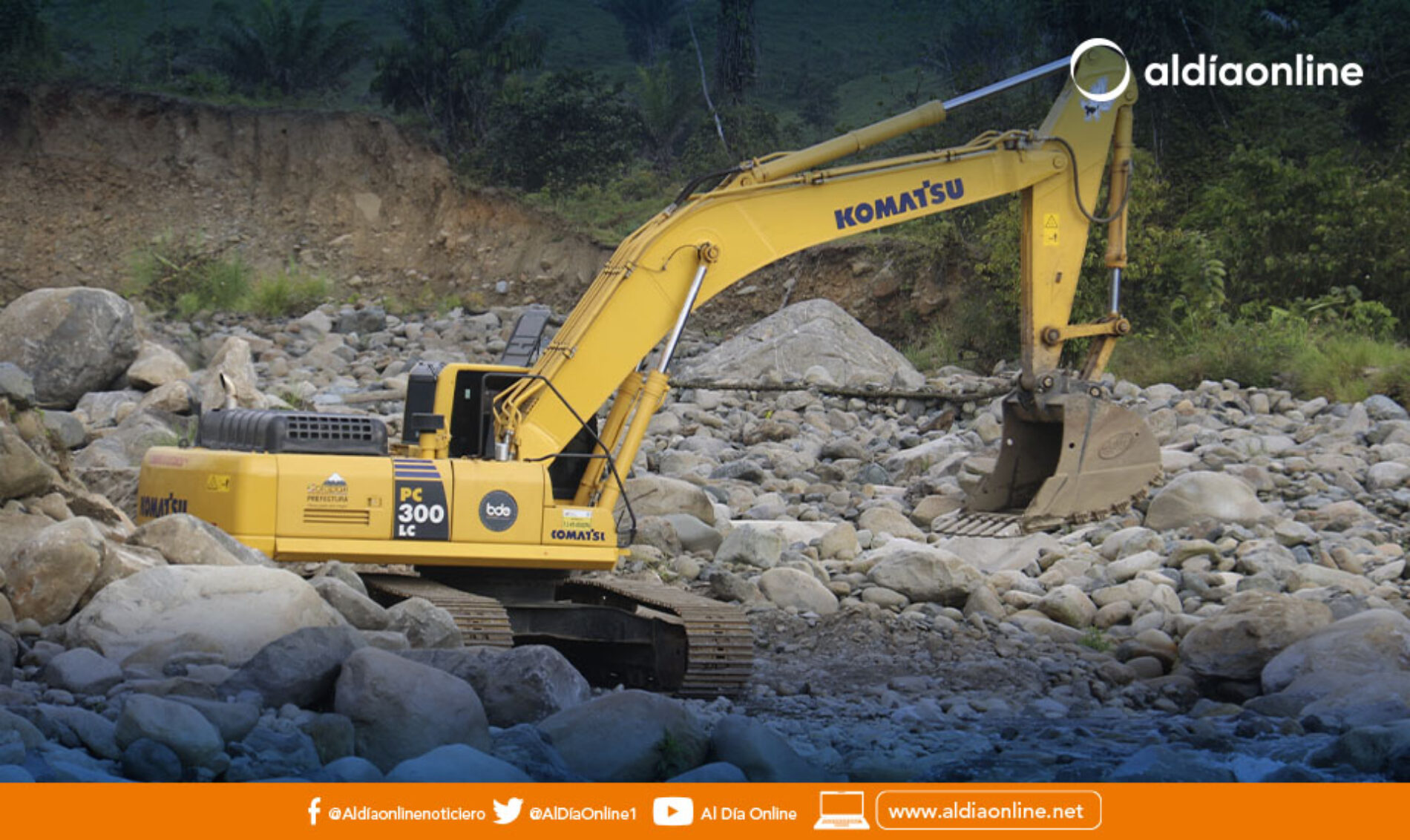 TRABAJOS DE RECUPERACIÓN EN EL SUBTRÓPICO SON EJECUTADOS POR LA PREFECTURA DE COTOPAXI. (VIDEO)