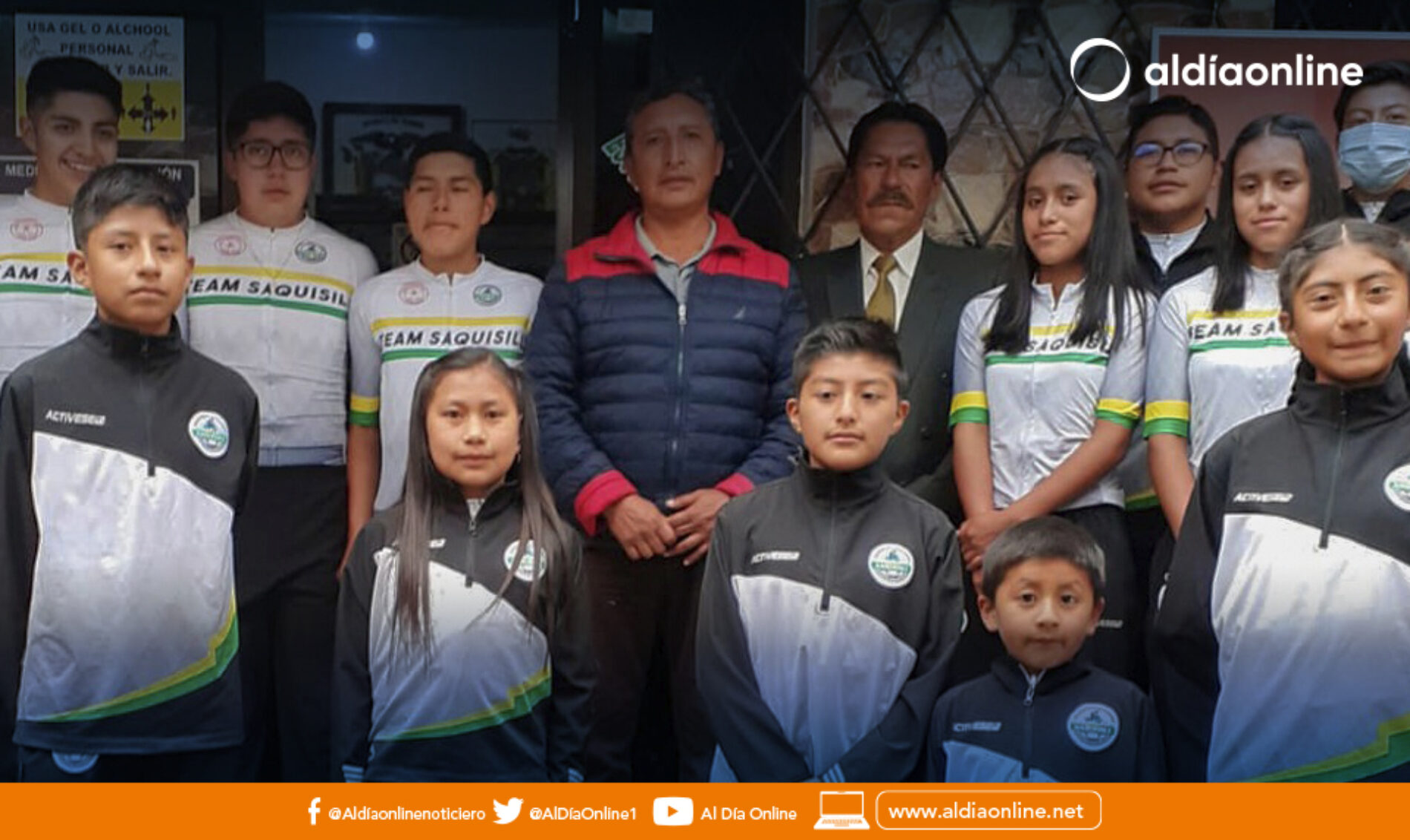SINDICATO DE CHOFERES DE SAQUISILÍ CONTRIBUYO A TEAM SAQUISILÍ PARA VUELTA CICLÍSTICA AL ECUADOR (VIDEO)