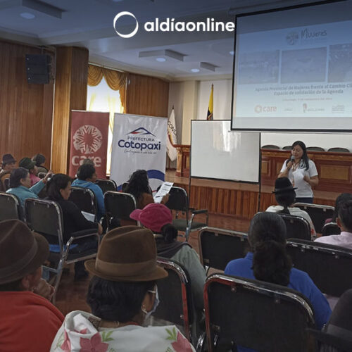 AGENDA PROVINCIAL DE MUJERES FRENTE AL CAMBIO CLIMÁTICO SE DESARROLLÓ EN COTOPAXI. (VIDEO)