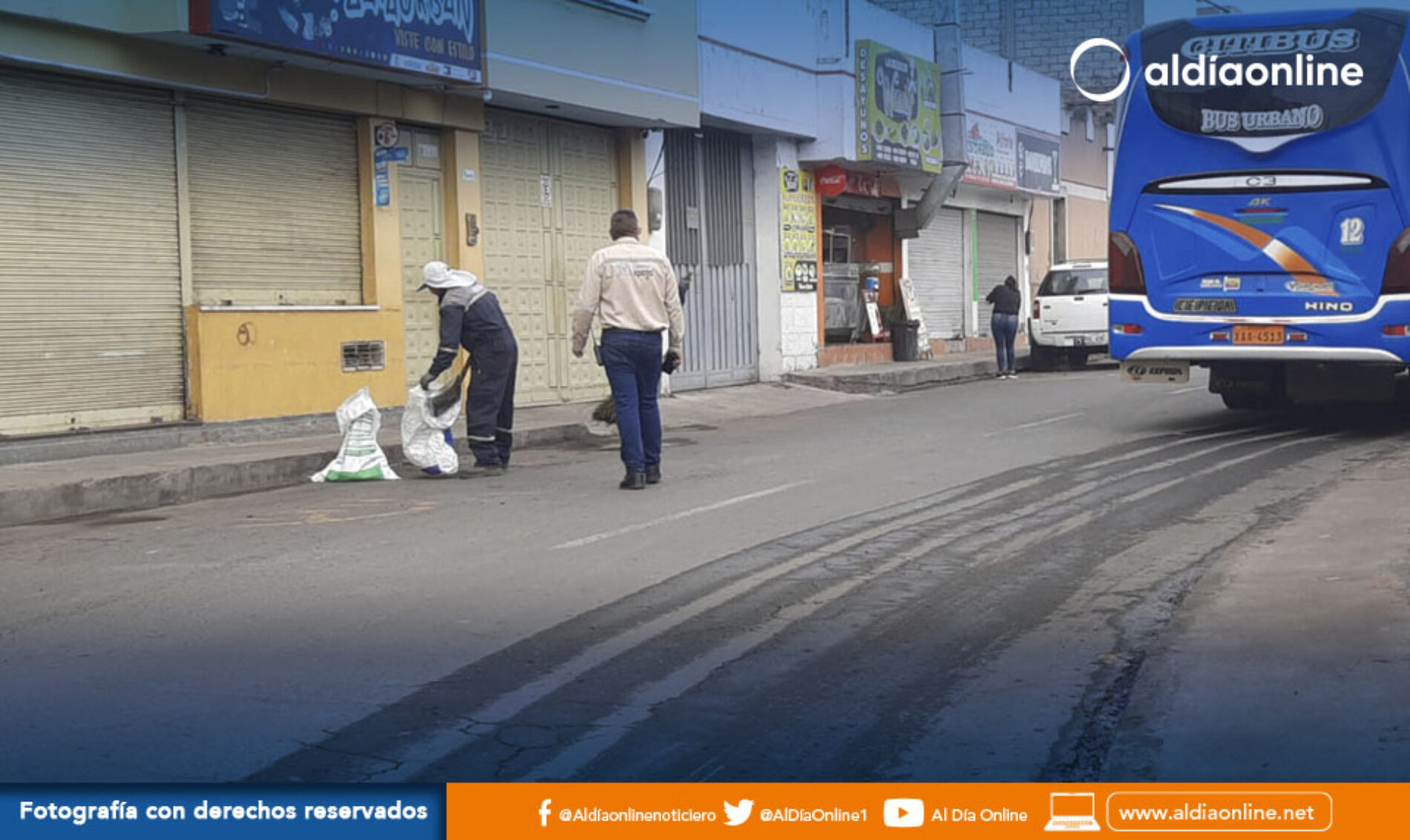 MINGA EN LA CALLE ANTONIO CLAVIJO SE LLEVO A CABO ESTE JUEVES. (VIDEO)