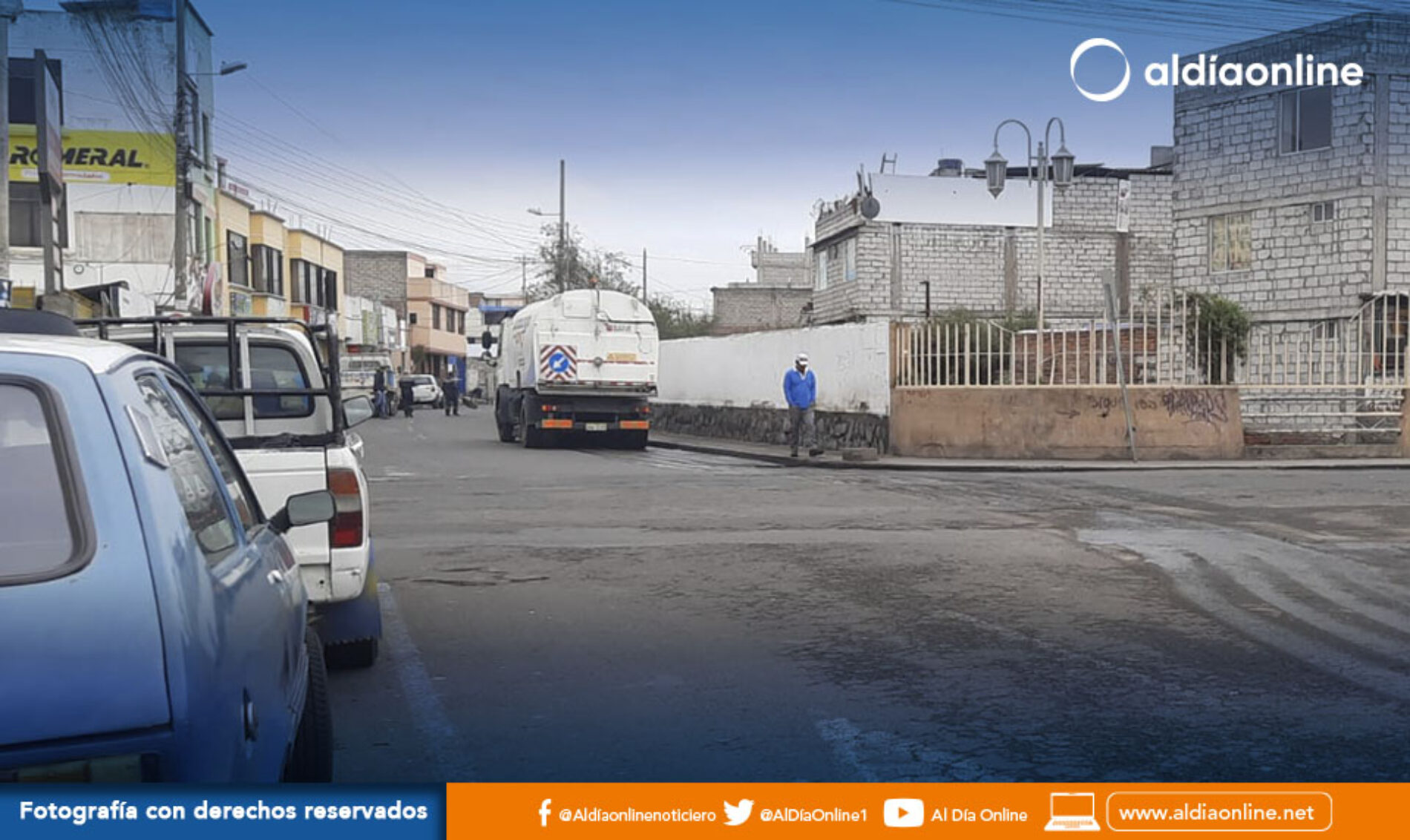 MINGA EN LA CALLE ANTONIO CLAVIJO SE LLEVO A CABO ESTE JUEVES. (VIDEO)