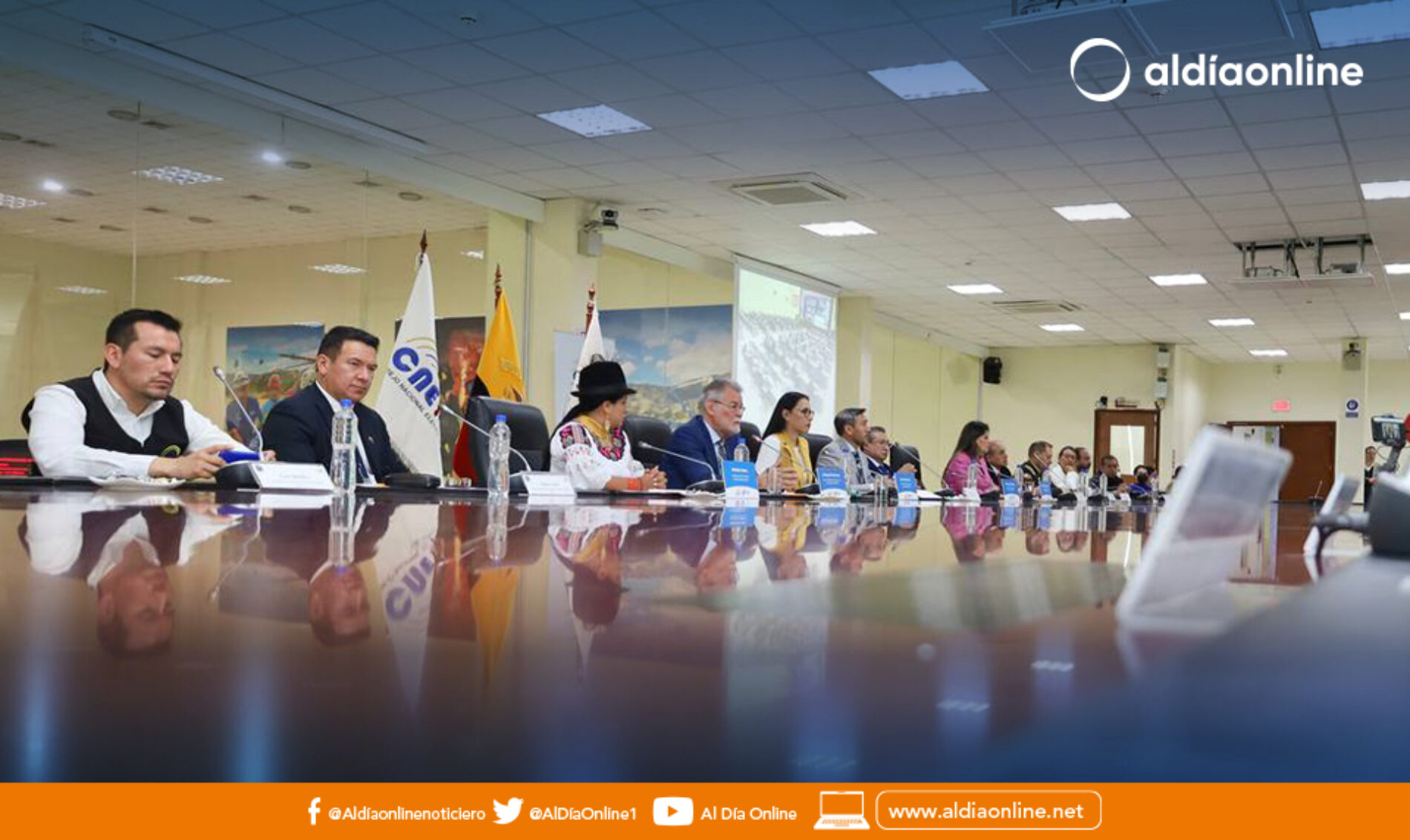CNE INSTALÓ MESA DE SEGURIDAD ELECTORAL PARA LOS COMICIOS 2023