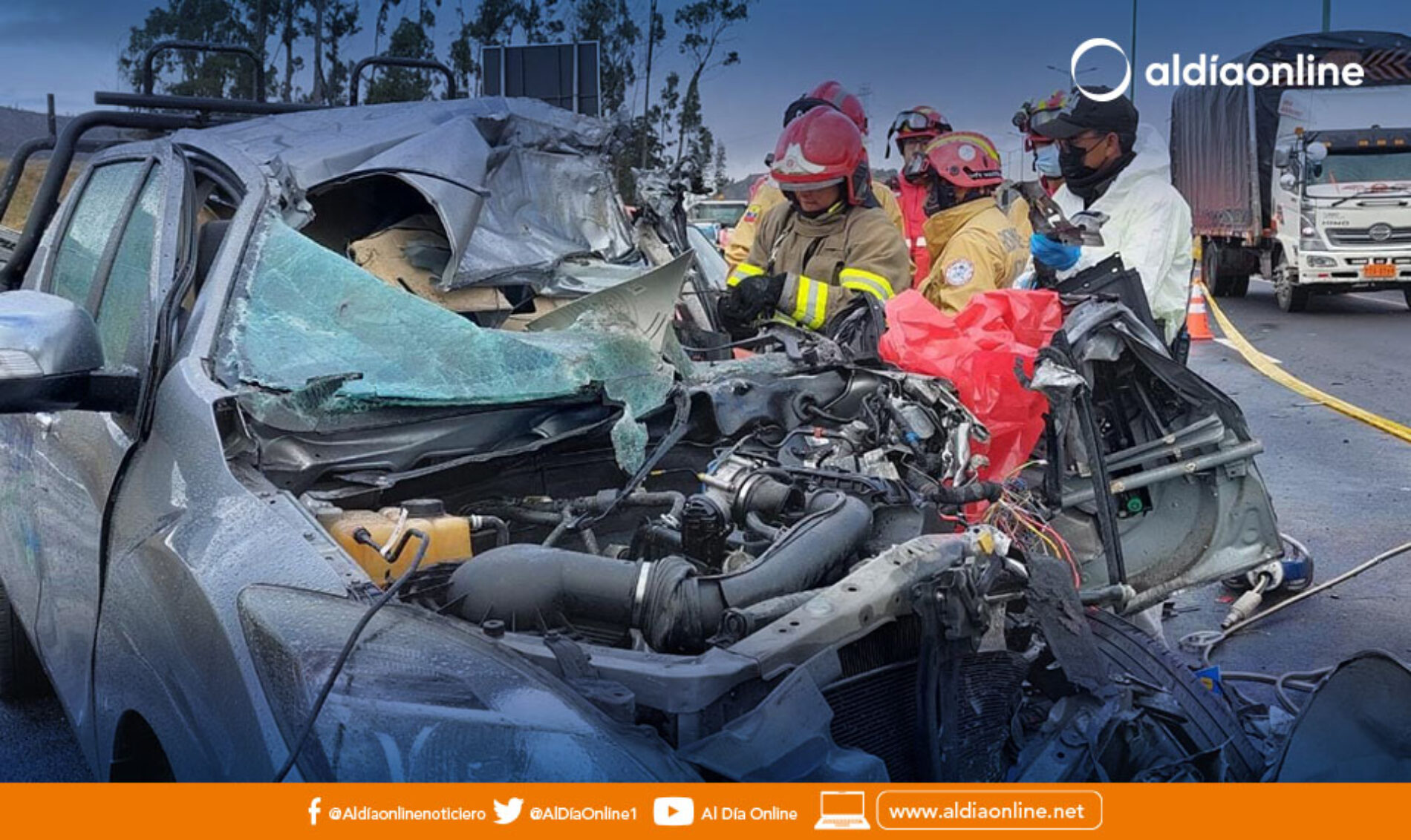  ACCIDENTE DE TRÁNSITO EN LA E35  VÍA SALACHE DEJA COMO RESULTADO UN MUERTO Y UNA PERSONA HERIDA.