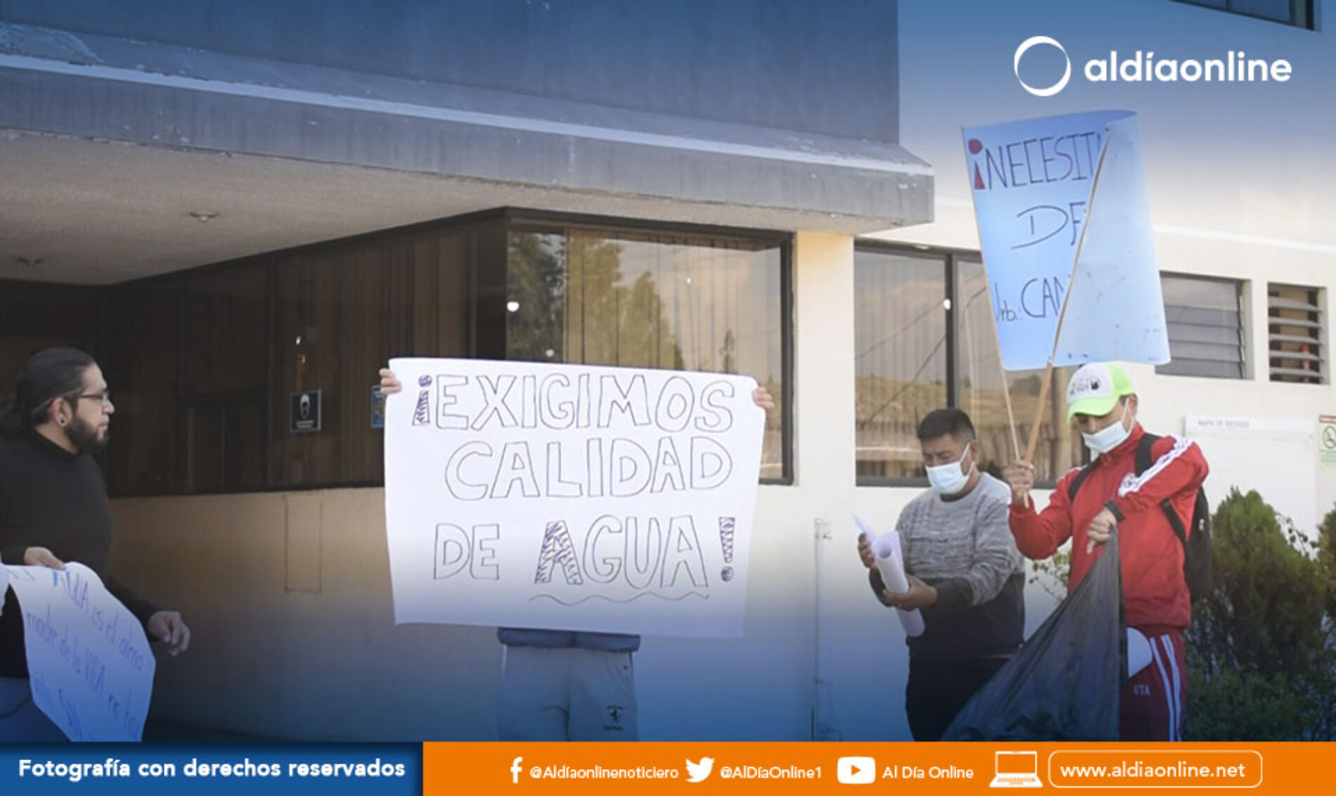 CIUDADANÍA DE BARRIOS DEL NORTE DE LATACUNGA EXIGEN MEJOR CALIDAD DE AGUA. (VIDEO)