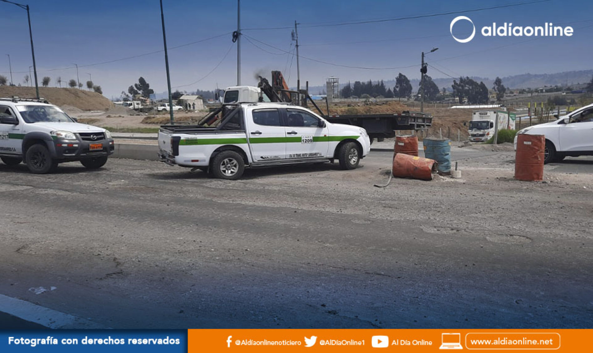 EXISTE PREOCUPACIÓN EN MARCELO JEREZ EDIL DE LATACUNGA, DEBIDO AL ABANDONO DEL INGRESO NORTE. (VIDEO)