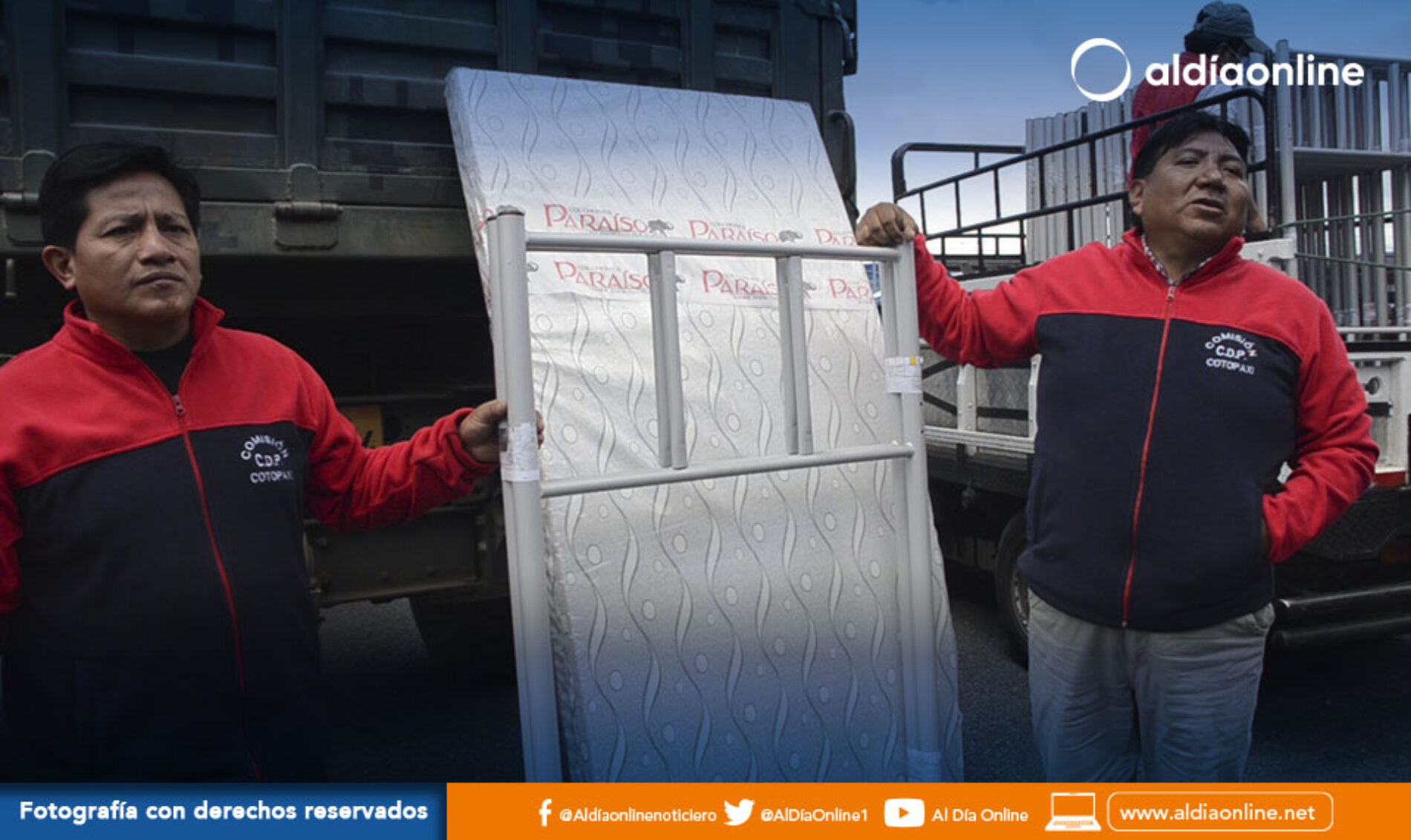 COMISIÓN DONÓ INSUMOS PARA ADECUAR CDP DE COTOPAXI, COLCHONES, CANDADOS Y LITERAS FUERON ENTREGADAS. (VIDEO)