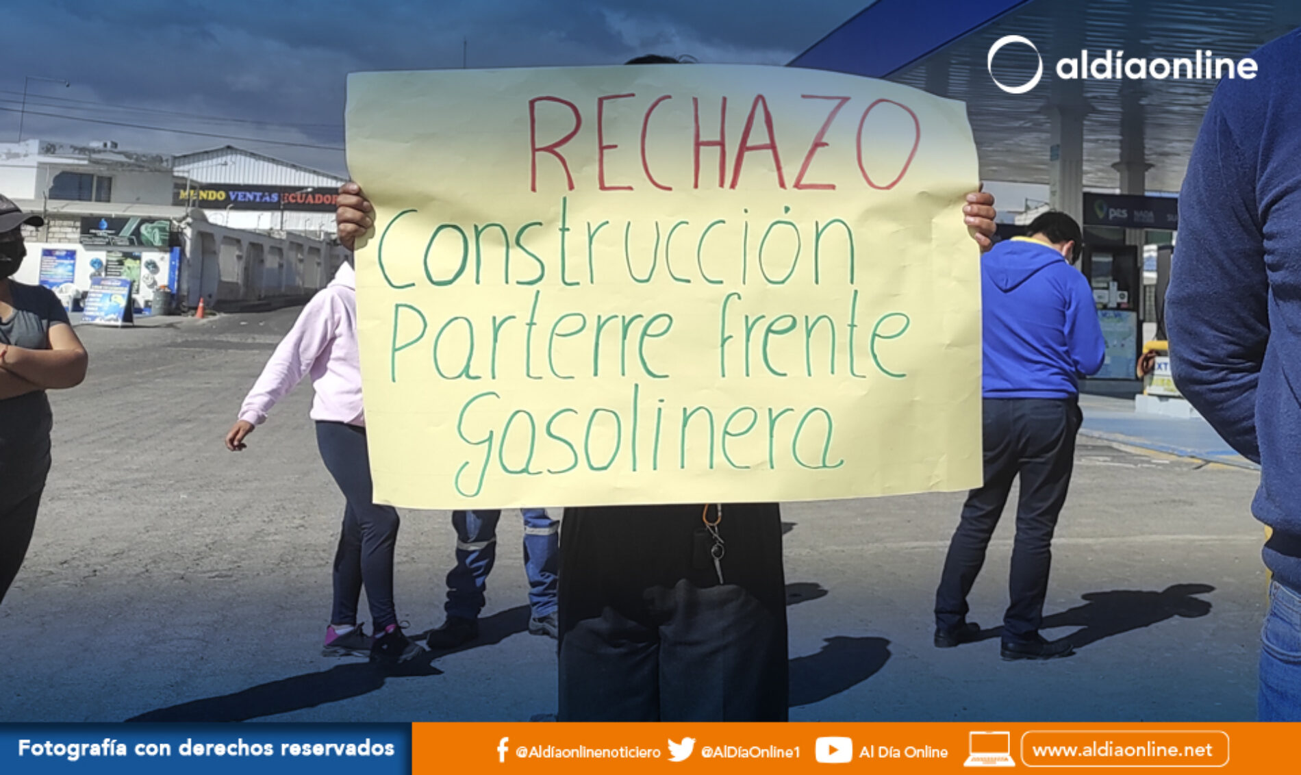 SIGUE RECLAMOS POR CONSTRUCCÓN DE PASTERRE EN INGRESO A ESTACIÓN DE SERVICIO SECTOR MALTERÍA (VIDEO)