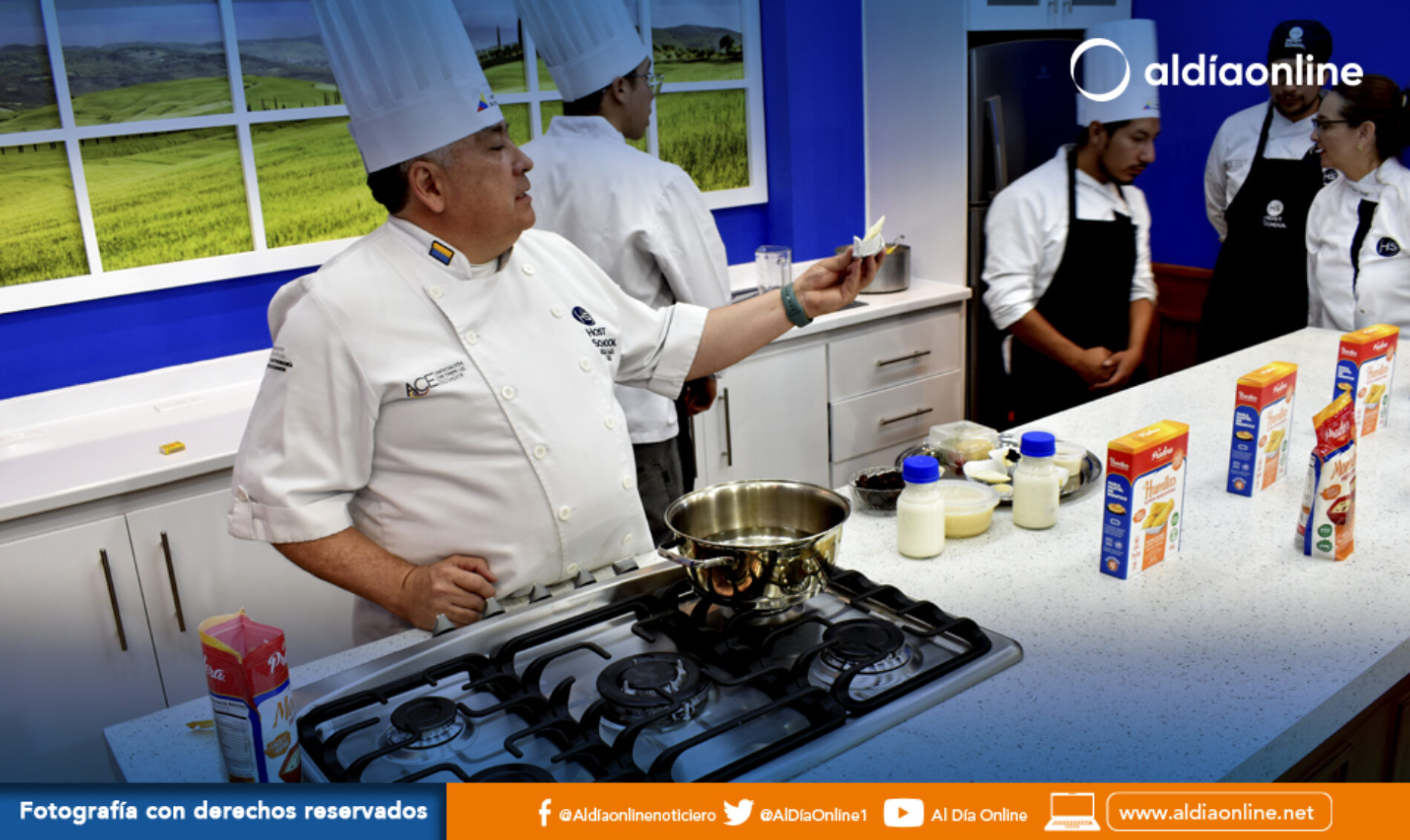 CONVENIO ENTRE LA PRADERA Y LA ESCUELA DE CHEFS HOTS SCHOOL,  BRINDARÁN   VIDEOS CON RECETAS RÁPIDAS NUTRITIVAS.  (VIDEO)