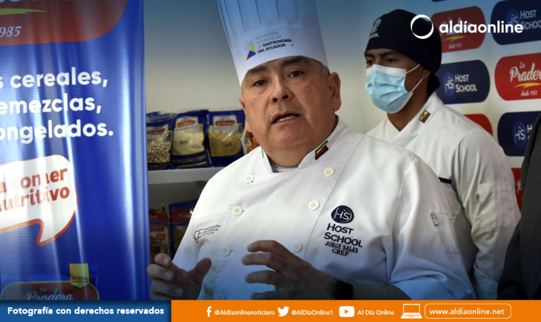 CONVENIO ENTRE LA PRADERA Y LA ESCUELA DE CHEFS HOTS SCHOOL,  BRINDARÁN   VIDEOS CON RECETAS RÁPIDAS NUTRITIVAS.  (VIDEO)