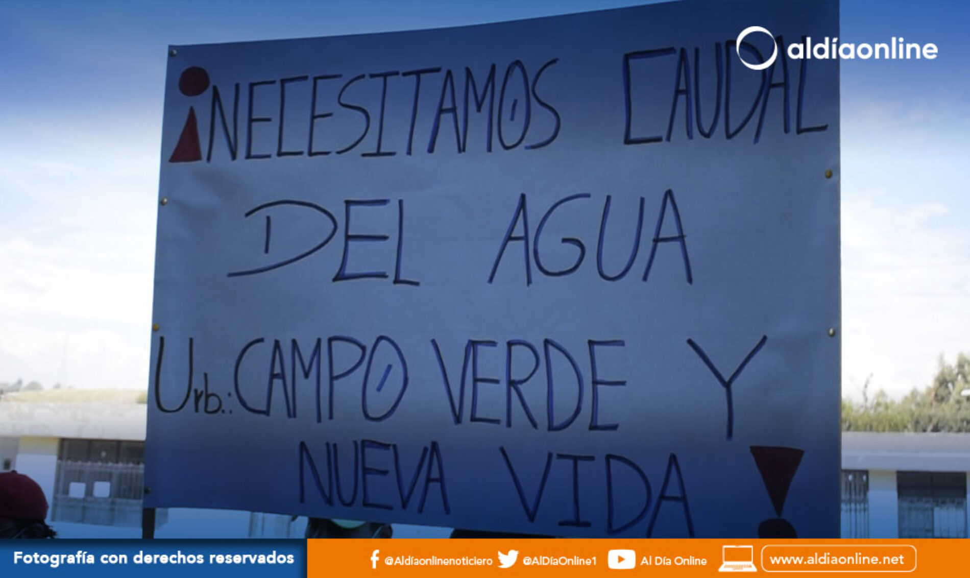 CIUDADANÍA DE BARRIOS DEL NORTE DE LATACUNGA EXIGEN MEJOR CALIDAD DE AGUA. (VIDEO)