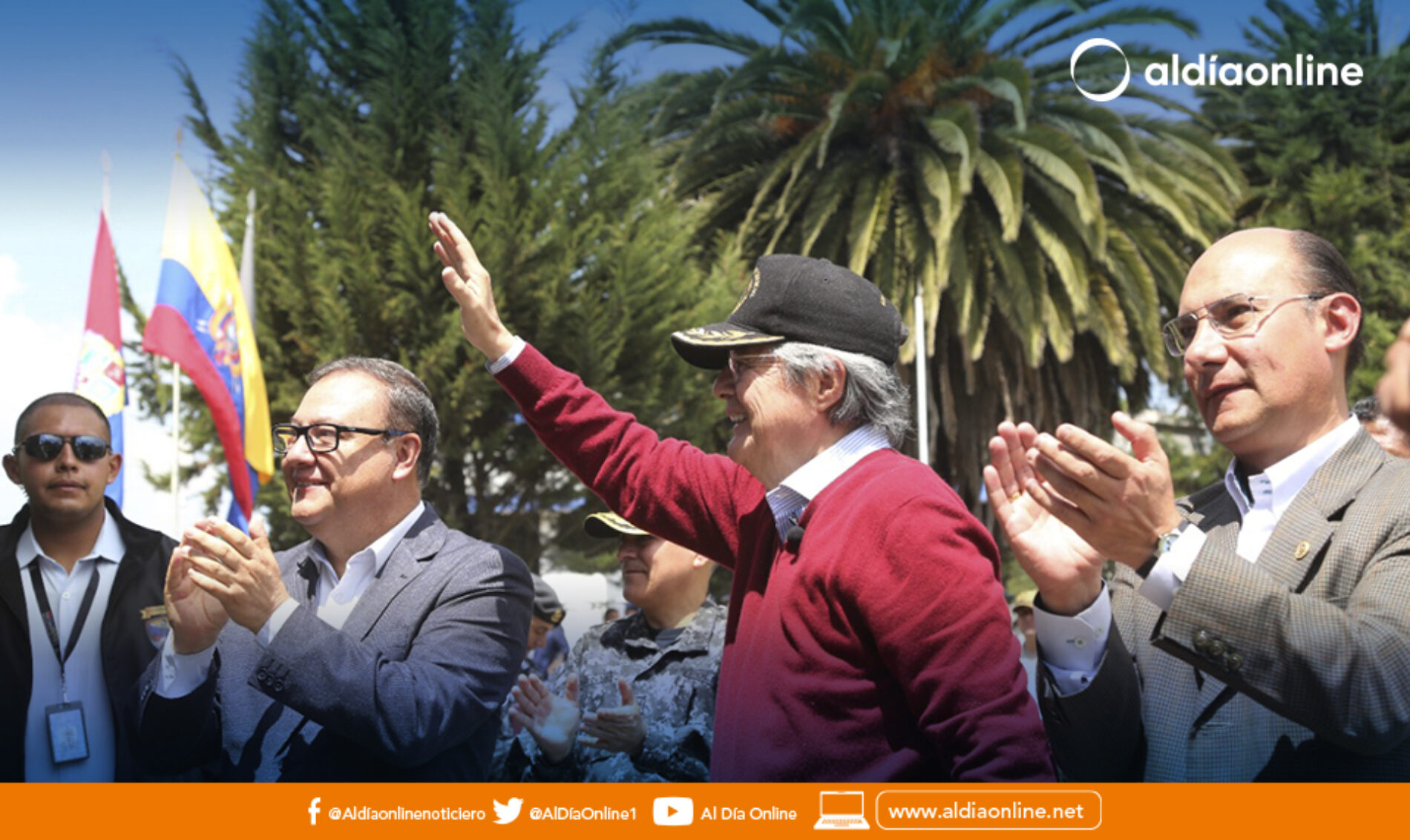 PRESIDENTE LASSO VISITÓ A POLICÍAS EN COTOPAXI PARA EXPRESAR SU RESPALDO