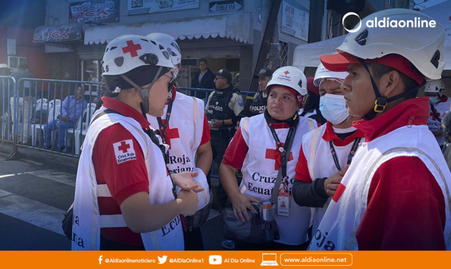 DURANTE LOS 365 DÍAS DEL AÑO, CRUZ ROJA ECUATORIANA JUNTA PROVINCIAL DE COTOPAXI ESTÁ PRESENTE