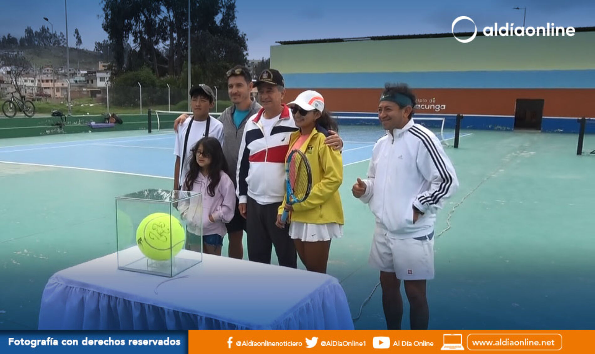TORNEO DE TENIS “ABIERTO DE AUSTRALÍA”, SE INAUGURÓ EN EL POLIDEPORTIVO LA LAGUNA (VIDEO)