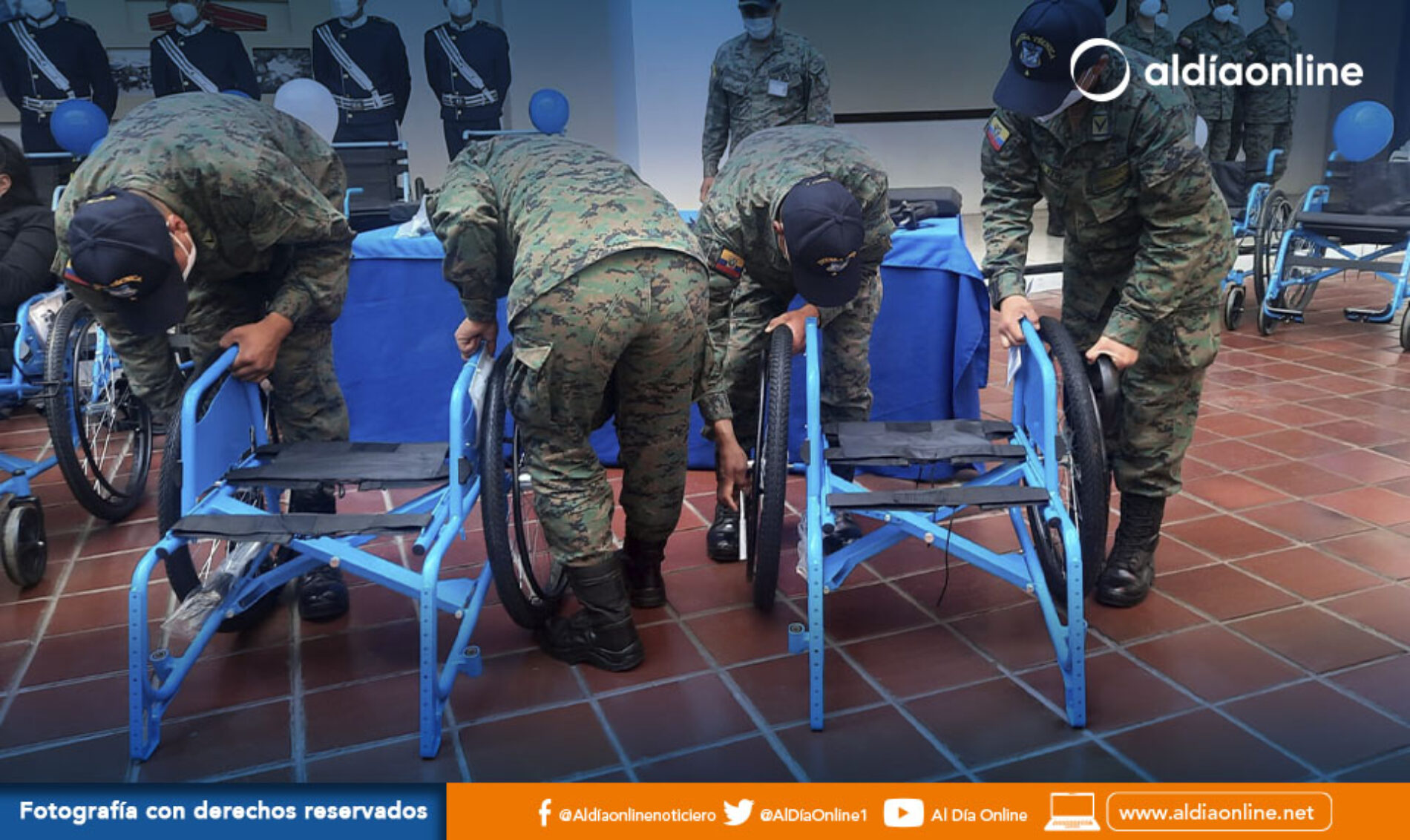 ETFA REALIZÓ LA ENTREGA DE 30 SILLAS DE RUEDAS A CIUDADANÍA DE LA PROVINCIA DE COTOPAXI. (VIDEO)