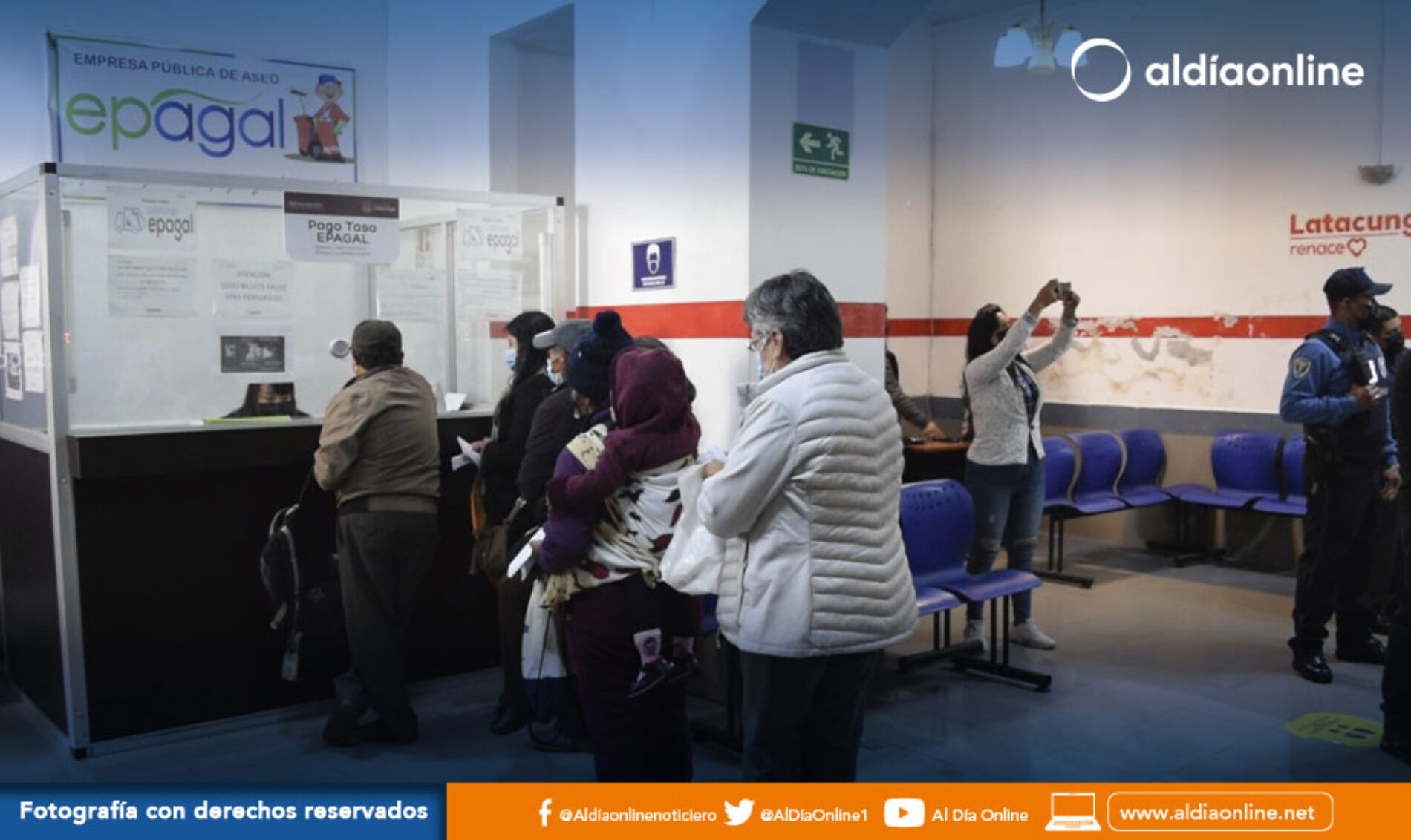 CIUDADANÍA DE LATACUNGA ACUDIÓ A REALIZAR PAGOS DE IMPUESTOS PREDIALES CORRESPONDIENTES AL 2023. (VIDEO)