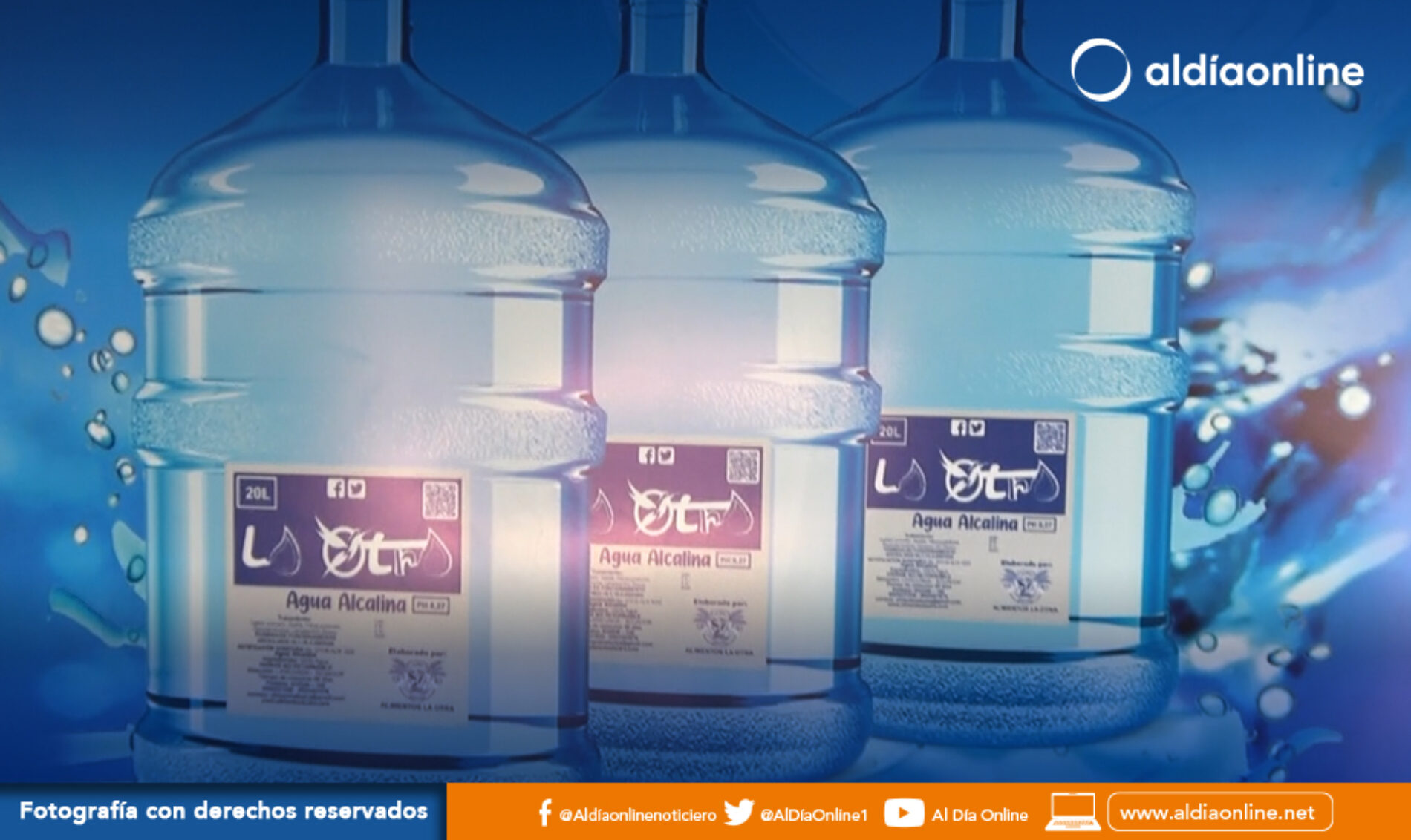 AGUA ALCALINA “LA OTRA”, EMPRENDIMIENTO MASHCA DE CORAZÓN YA ESTÁ A LA VENTA (VIDEO)