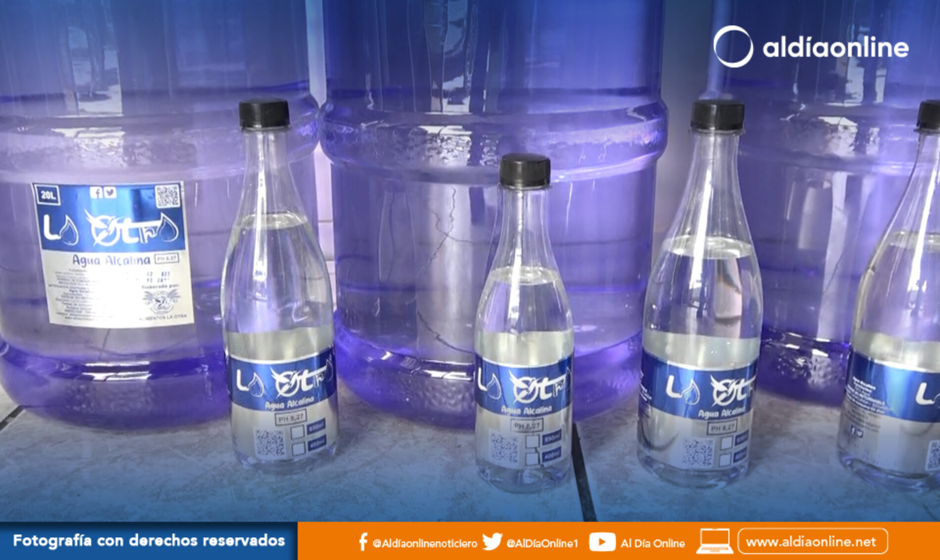 AGUA ALCALINA “LA OTRA”, EMPRENDIMIENTO MASHCA DE CORAZÓN YA ESTÁ A LA VENTA (VIDEO)