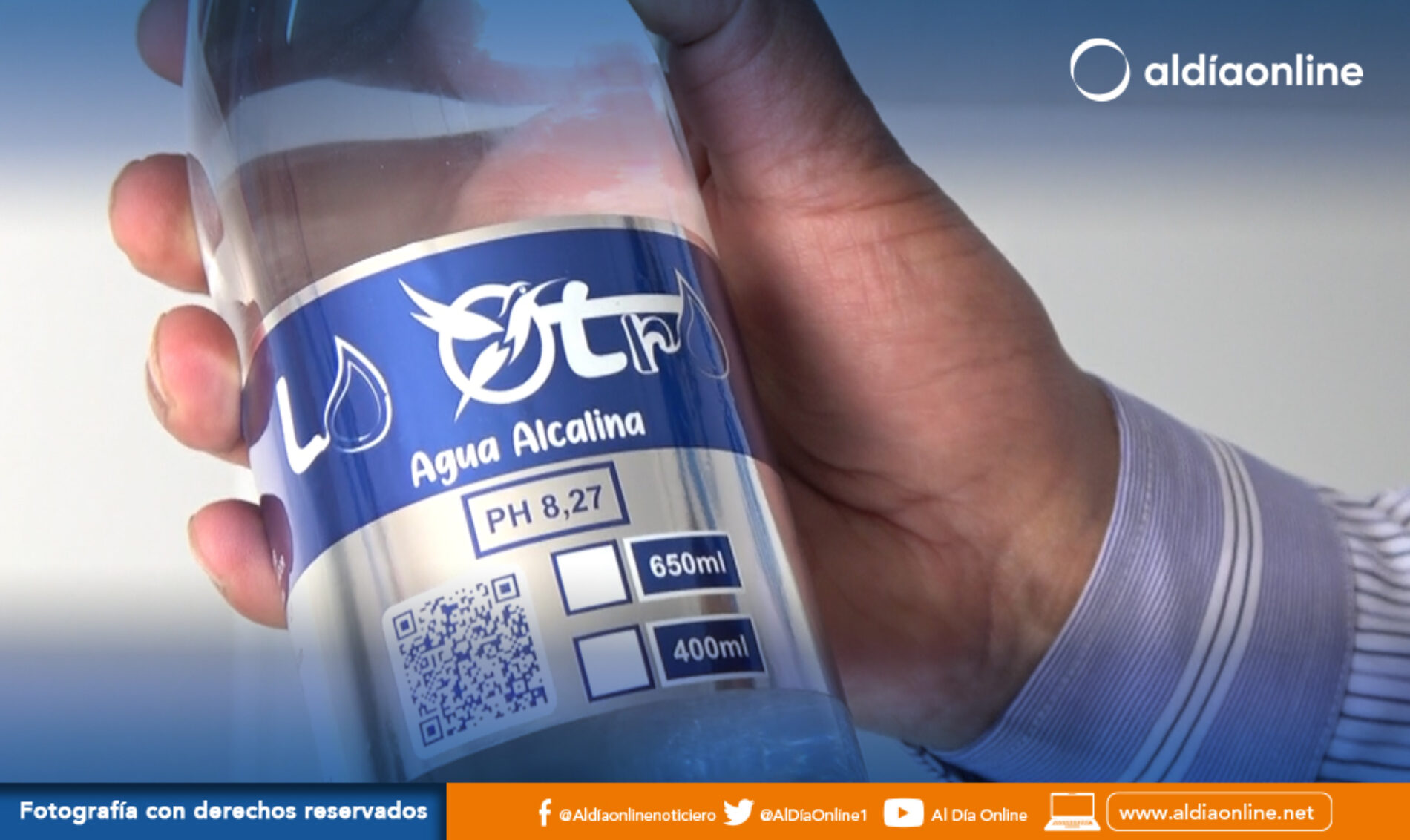 AGUA ALCALINA “LA OTRA”, EMPRENDIMIENTO MASHCA DE CORAZÓN YA ESTÁ A LA VENTA (VIDEO)