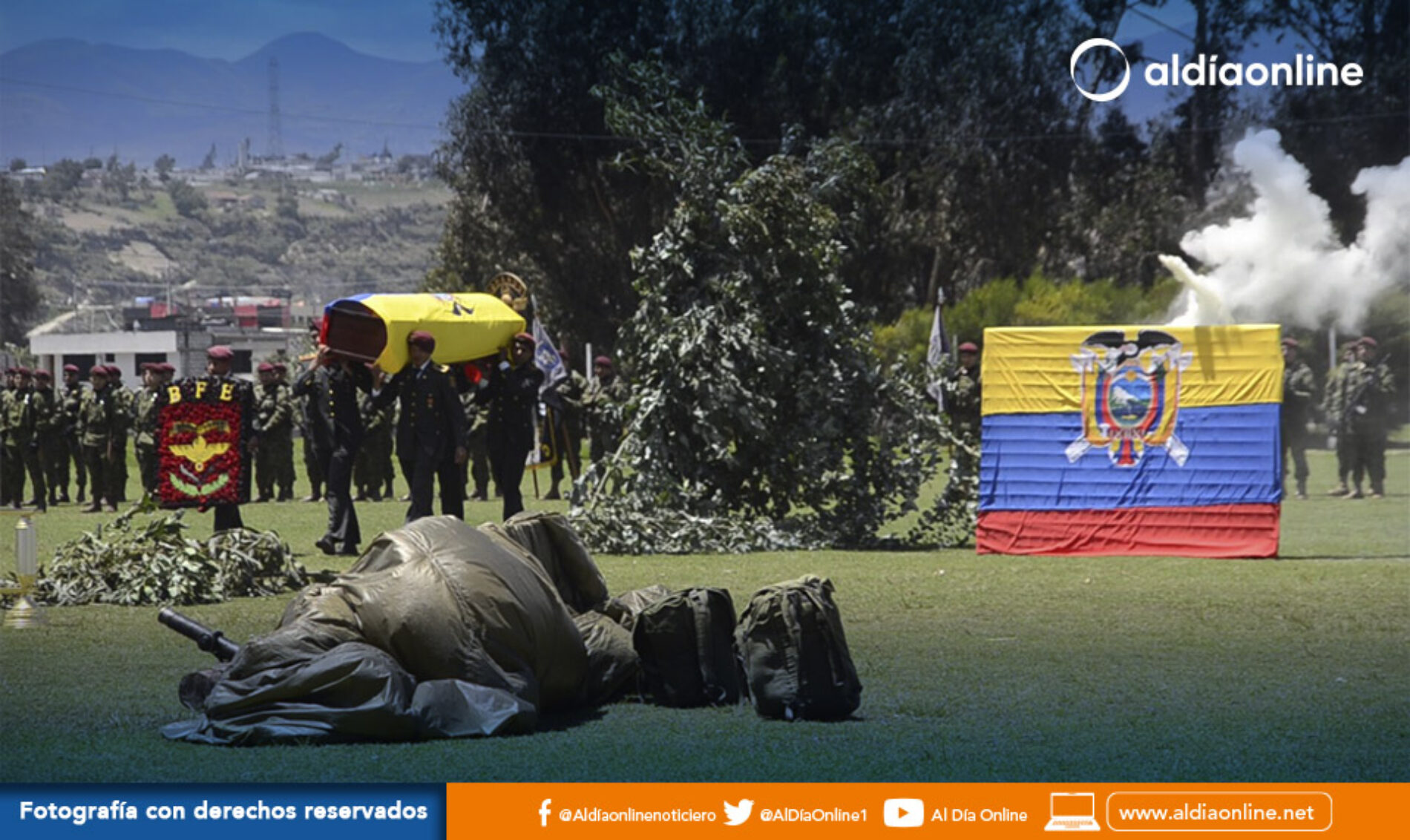 SE CONMEMORA 28 AÑOS DE LA GUERRA DEL CENA, BRIGADA Y ALA DE TRANSPORTE REALIZARON HONORES. (VIDEO)