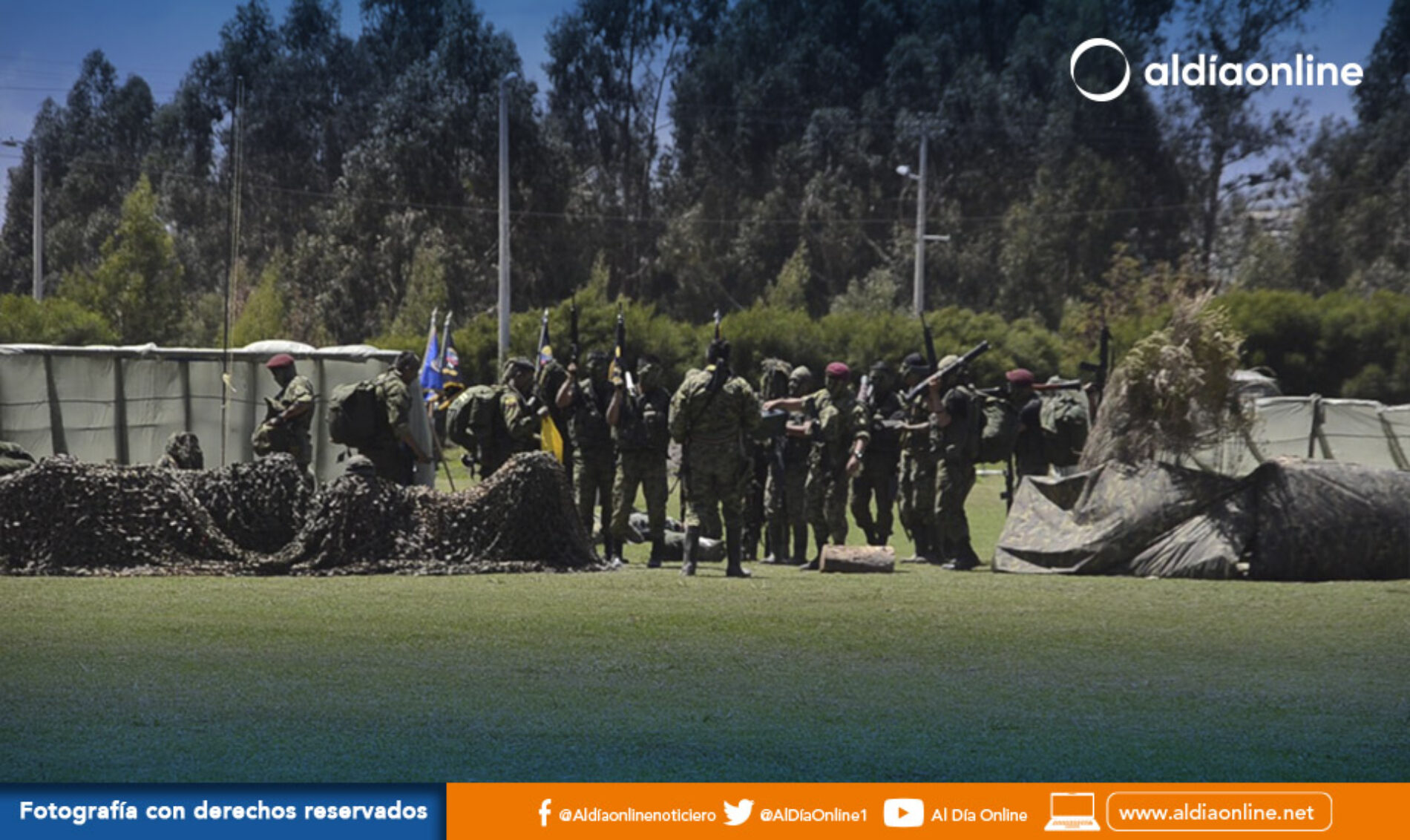 SE CONMEMORA 28 AÑOS DE LA GUERRA DEL CENA, BRIGADA Y ALA DE TRANSPORTE REALIZARON HONORES. (VIDEO)