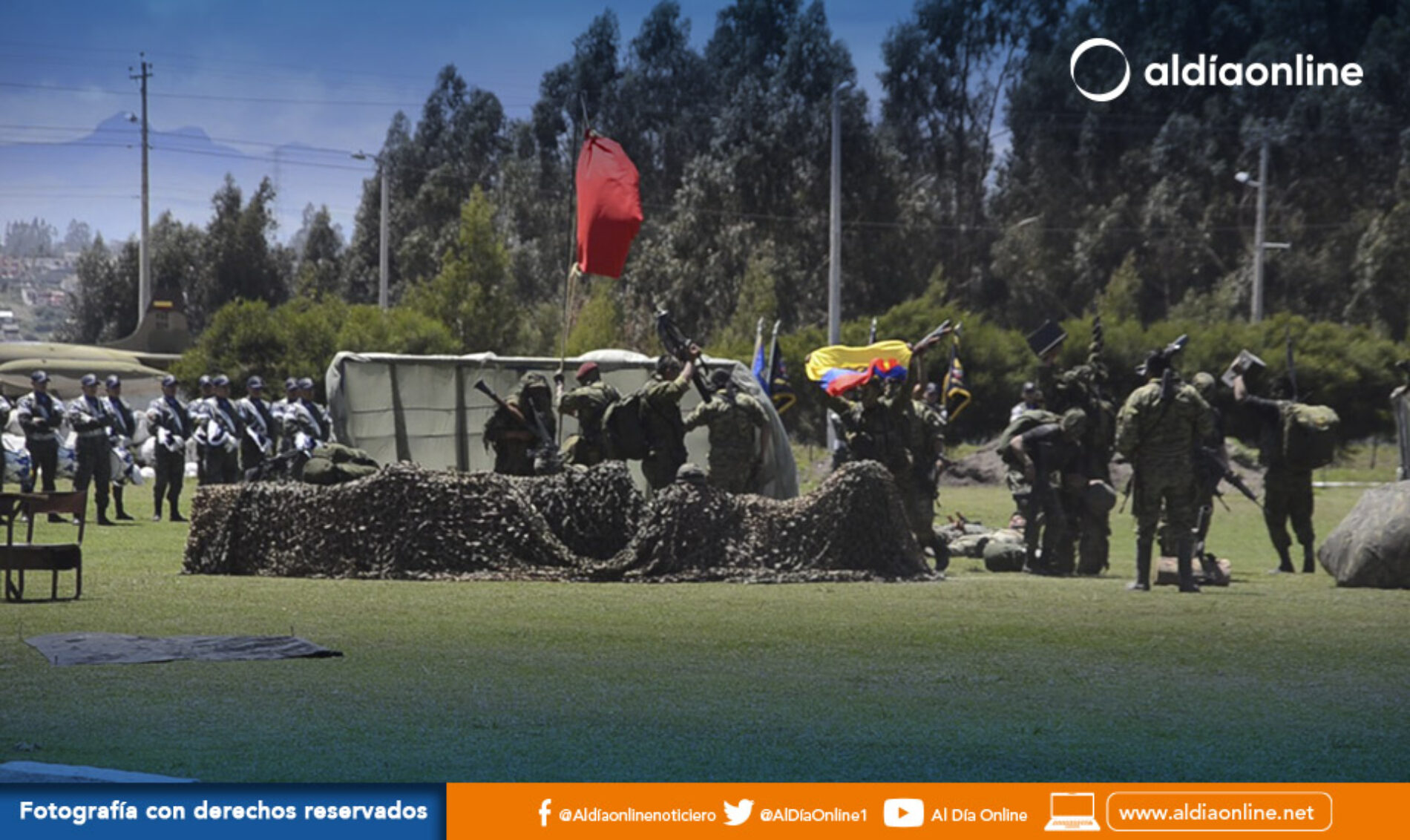SE CONMEMORA 28 AÑOS DE LA GUERRA DEL CENA, BRIGADA Y ALA DE TRANSPORTE REALIZARON HONORES. (VIDEO)