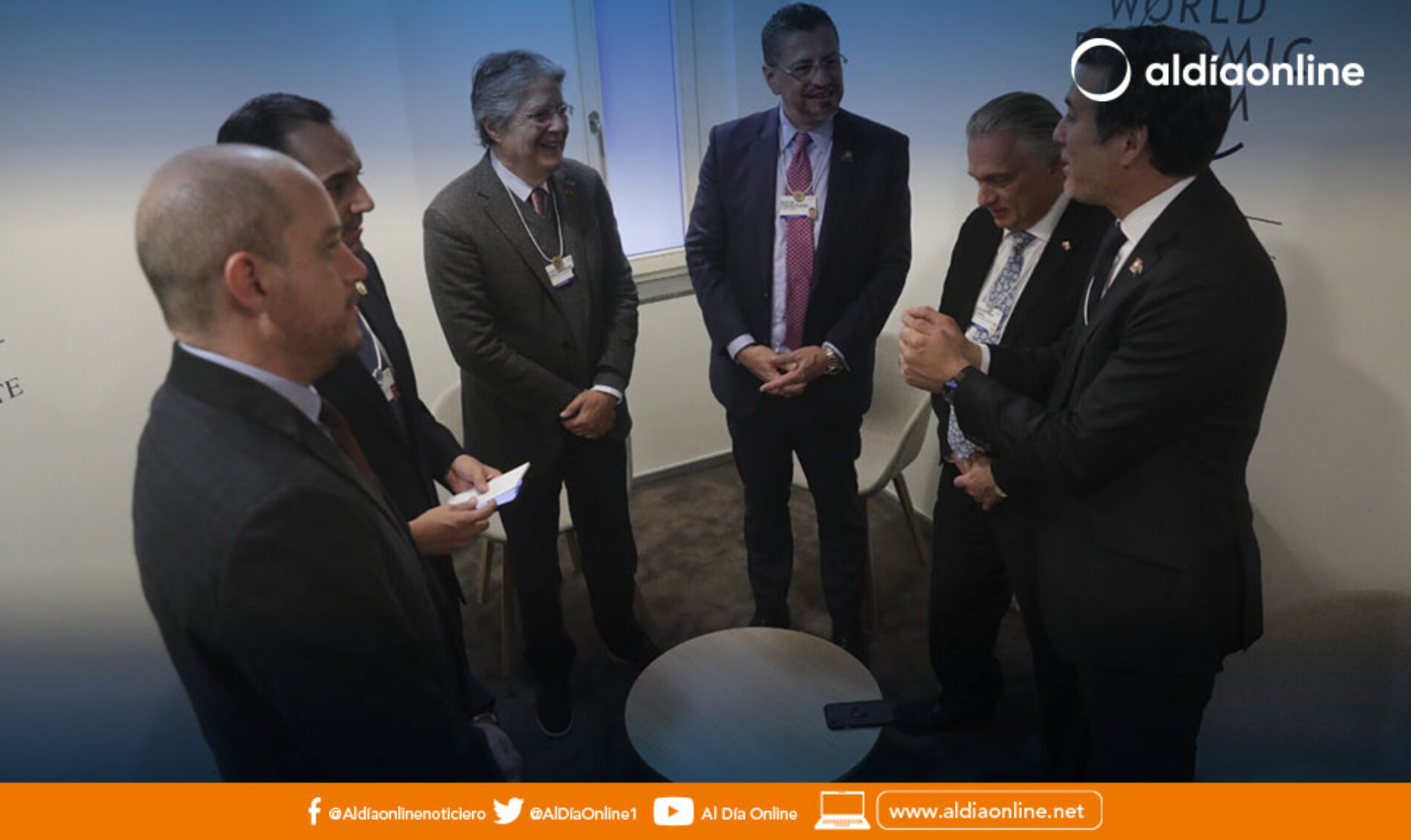 LASSO REGRESÓ CUMPLIENDO  SU AGENDA DE TRABAJO EN DAVOS CON REUNIONES DE ALTO NIVEL