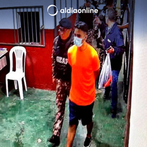 GERMÁN CÁCERES YA ESTÁ EN LA CÁRCEL LA ROCA, EN GUAYAQUIL