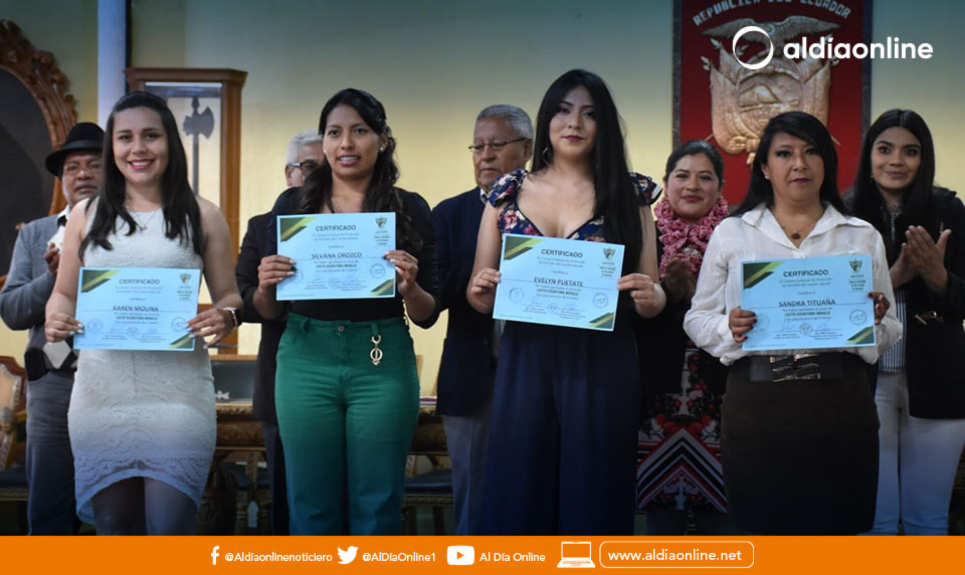 27 PERSONAS APRENDEN A LEER Y ESCRIBIR EN BRAILLE, GRACIAS A CAPACITACIÓN GRATUITA DEL GAD SALCEDO