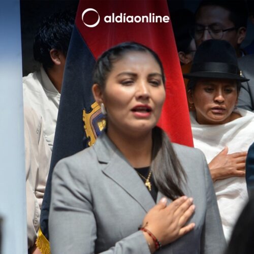 TANIA VÁSQUEZ FUE PRESENTADA OFICIALMENTE COMO LA NUEVA GOBERNADORA DE COTOPAXI. (VIDEO)