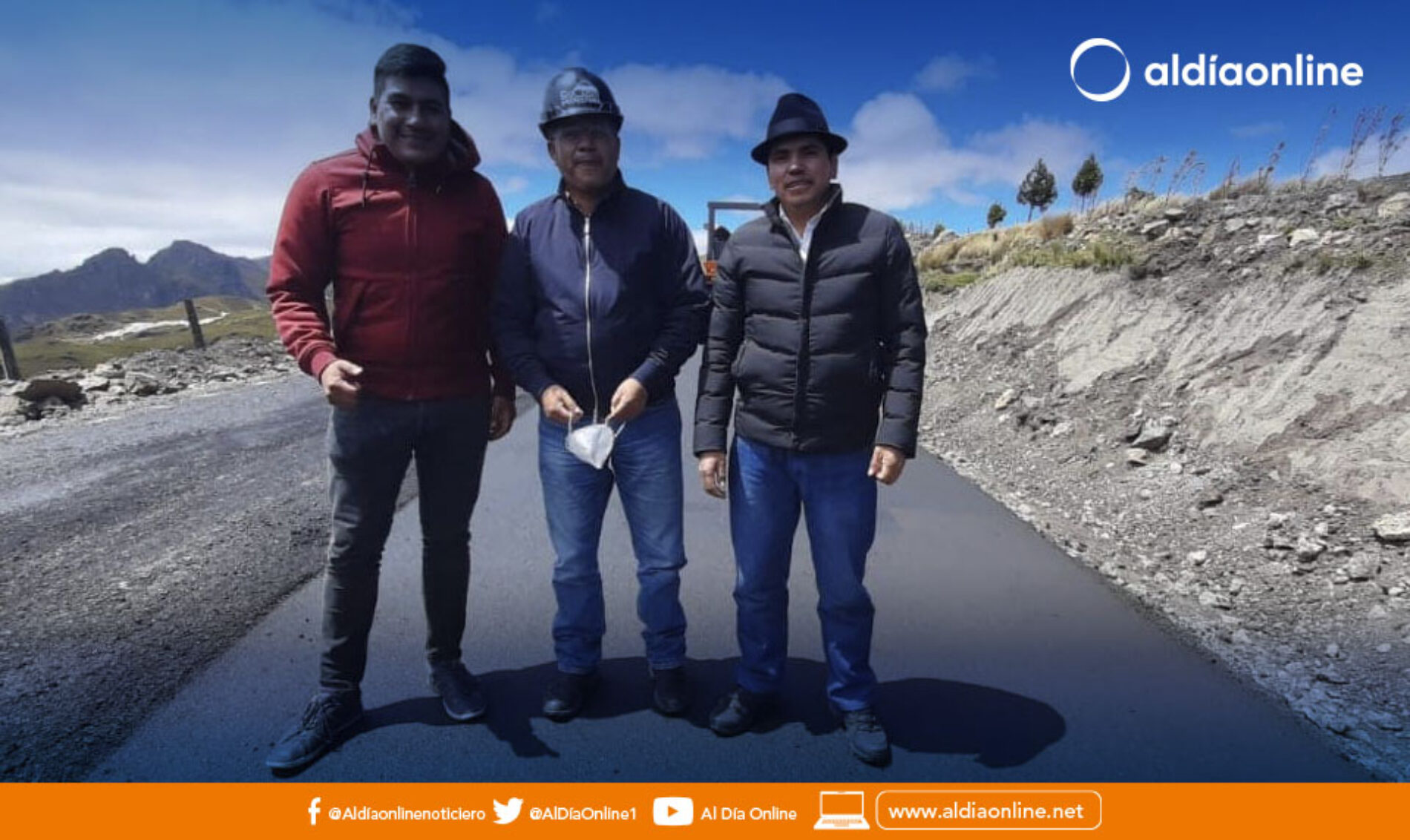 CONCEJAL OSWALDO GUAMÁN ASPIRA CONTINUACIÓN DE TRABAJOS EN VÍA AMGAMARCA. (VIDEO9