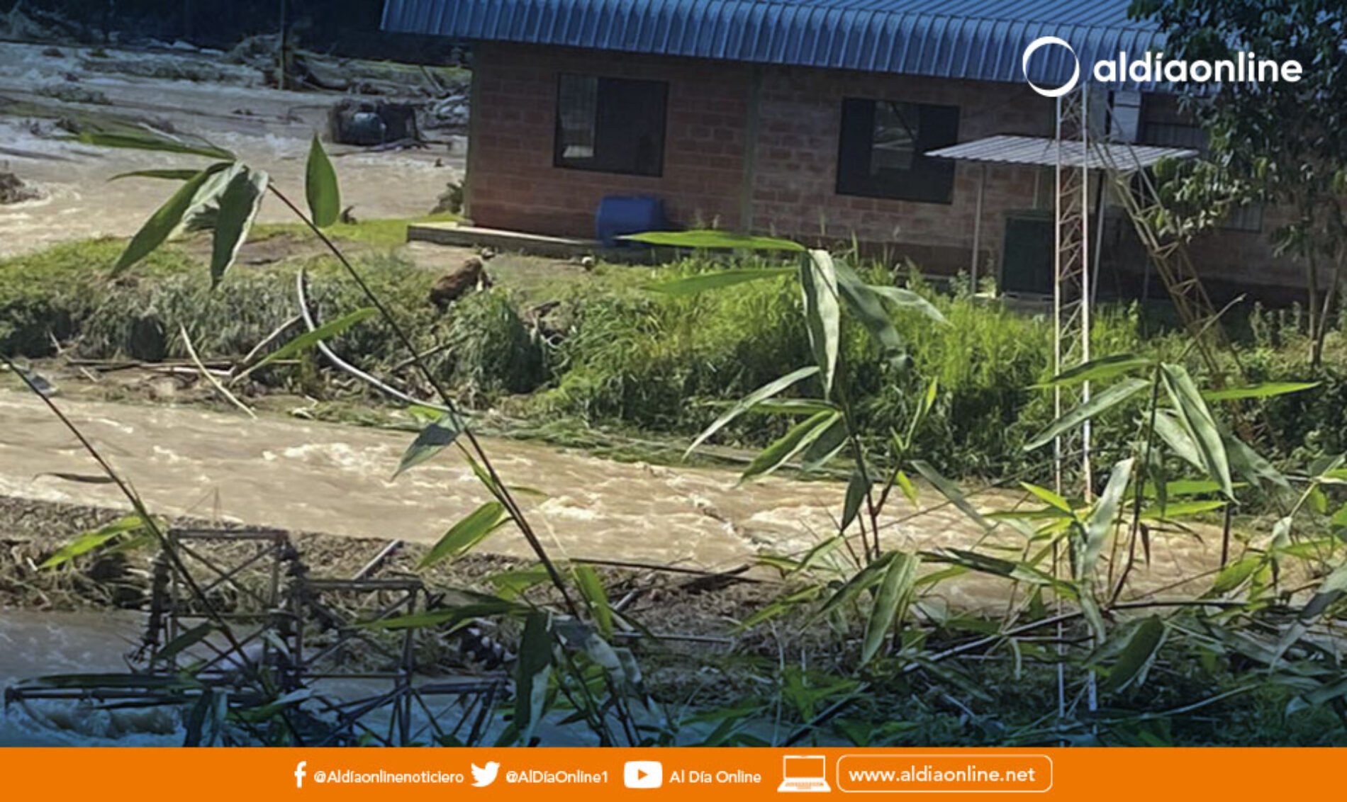 TORRE DE 69 KV COLAPSÓ A CAUSA DE CRECIENTE DE RÍO CALOPE, ELEPCO TRABAJA EN RESTABLECER LA ENERGÍA
