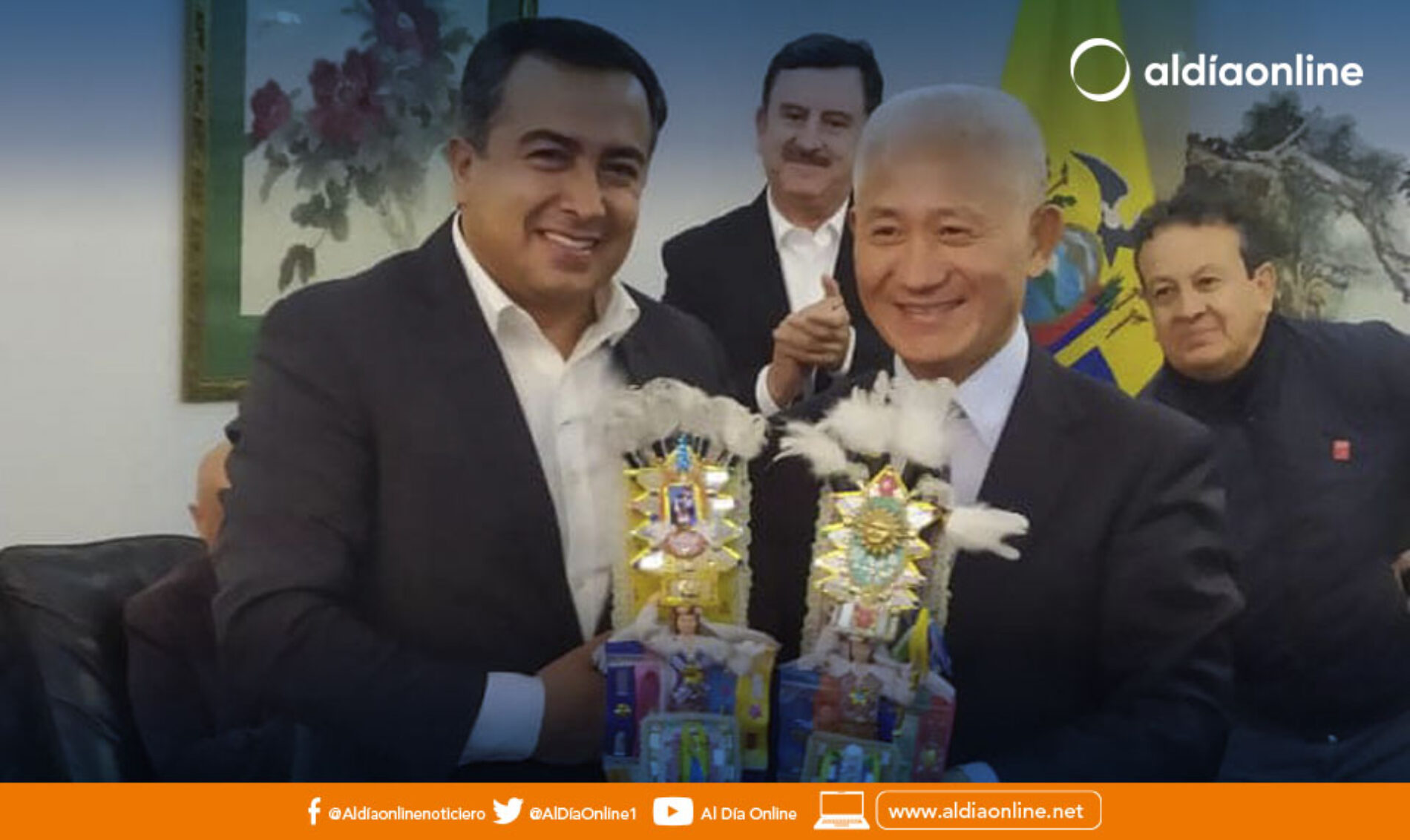 CONCEJAL ELECTO DE PUJILÍ, RAÚL ARROYO, VISITÓ LA EMBAJADA DE CHINA Y PRESENTÓ EL PROYECTO “CIUDADES HERMANAS”
