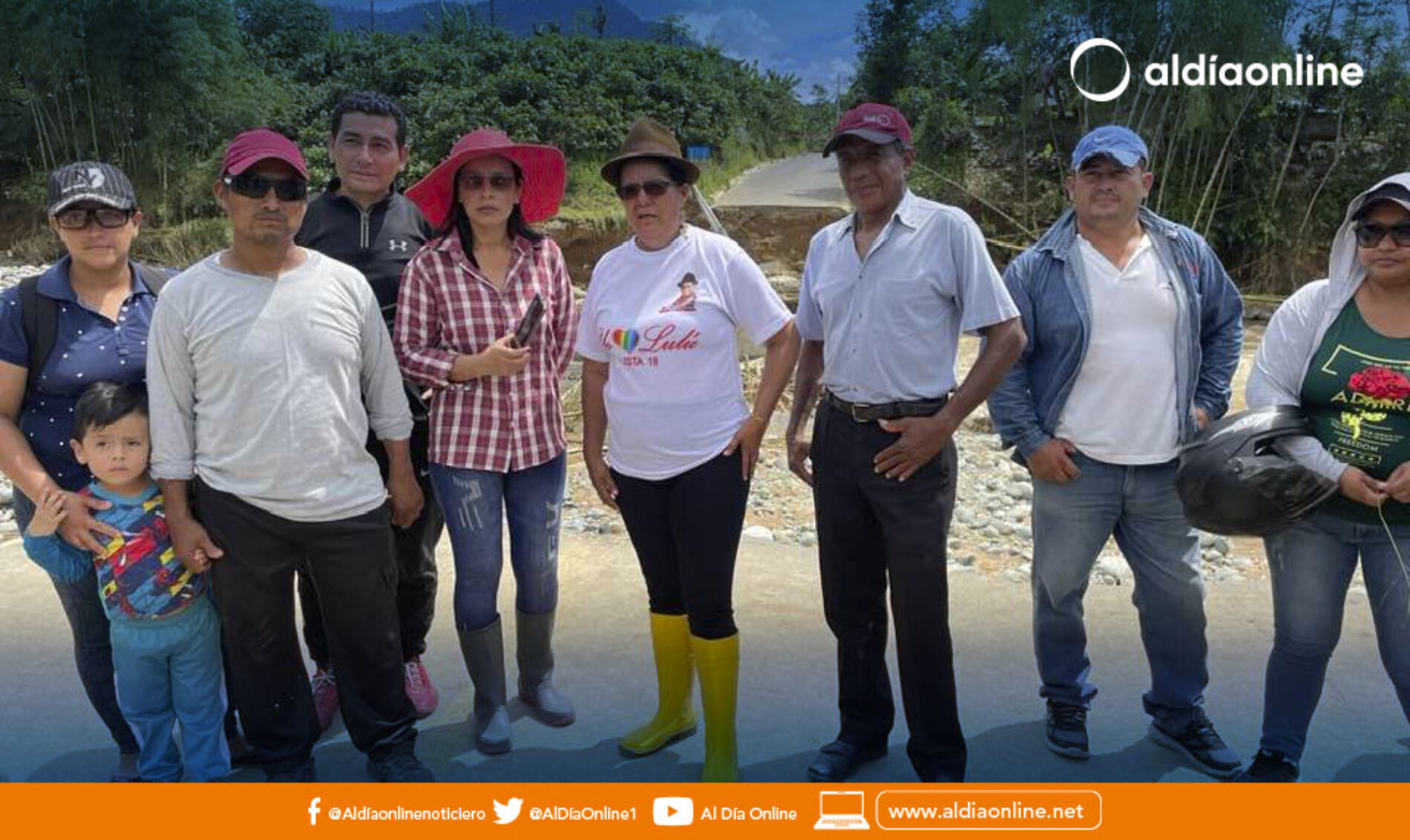 LOURDES TIBÁN RECORRE ZONAS AFECTADAS EN EL SUPTRÓPICO DE COTOPAXI