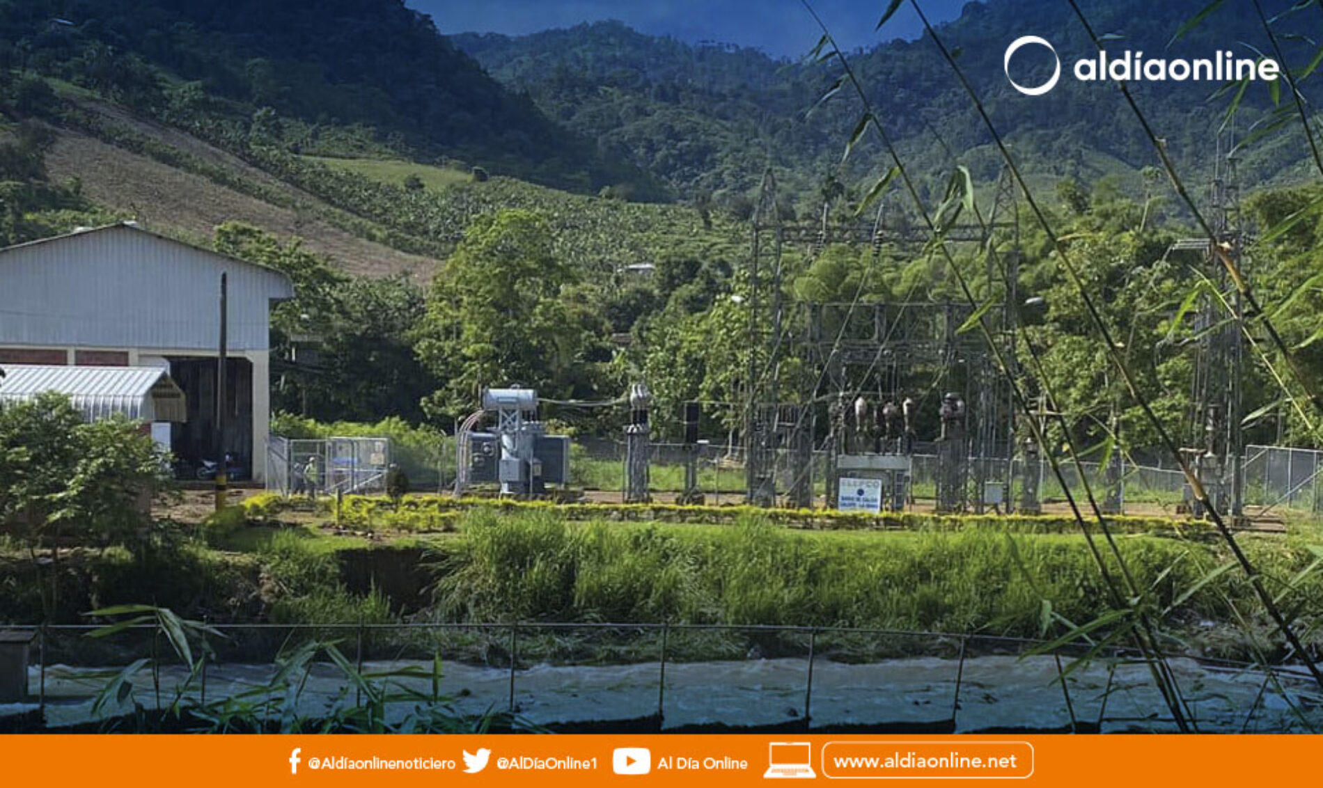 TORRE DE 69 KV COLAPSÓ A CAUSA DE CRECIENTE DE RÍO CALOPE, ELEPCO TRABAJA EN RESTABLECER LA ENERGÍA