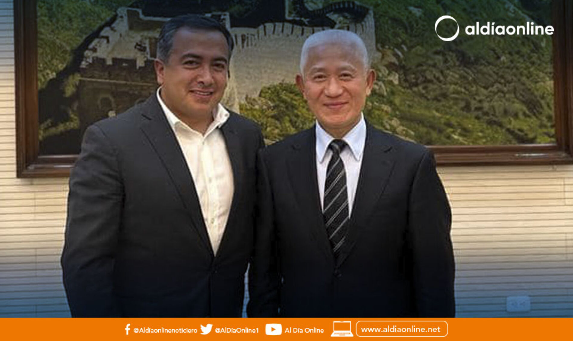 CONCEJAL ELECTO DE PUJILÍ, RAÚL ARROYO, VISITÓ LA EMBAJADA DE CHINA Y PRESENTÓ EL PROYECTO “CIUDADES HERMANAS”