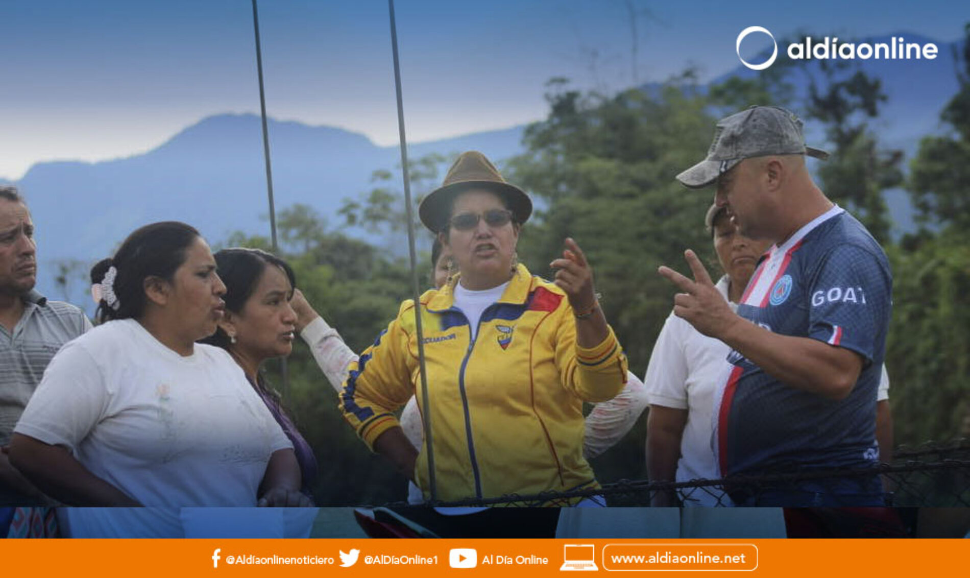 LOURDES TIBÁN RECORRE ZONAS AFECTADAS EN EL SUPTRÓPICO DE COTOPAXI