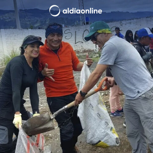 CABAÑAS DEL SINCHAGUASÍN EN PUJILÍ TUVO MINGA DE LIMPIEZA, INICIATIVA CIUDADANA Y ALCALDE ELECTO