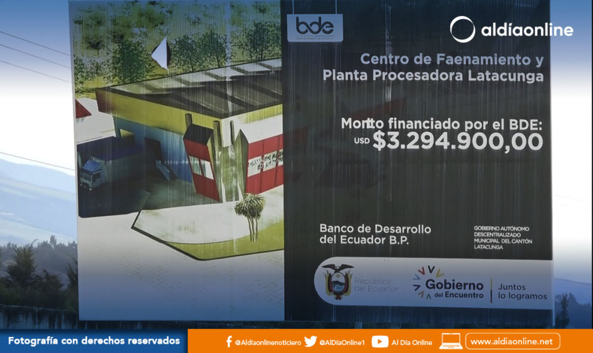 CENTRO DE FAENAMIENTO DE LATACUNGA TIENE UN AVANCE DE OBRA DEL 80%. (VIDEO)