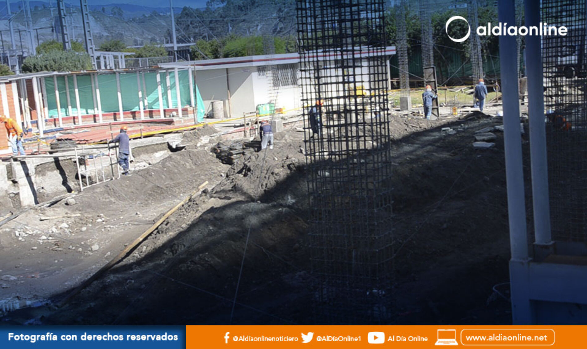 AUDITORIO DE LA UTC AVANZA A BUEN RITMO, SE ESPERA QUE PARA DICIEMBRE CONCLUYA LA OBRA. (VIDEO)