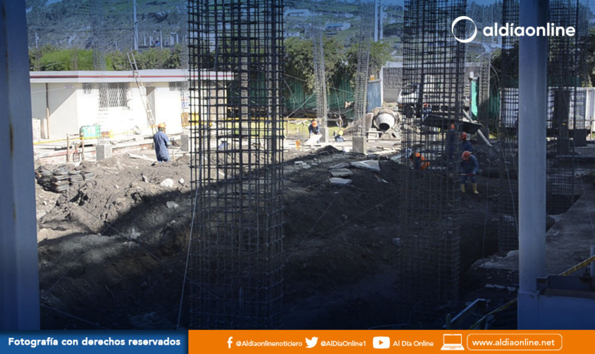 AUDITORIO DE LA UTC AVANZA A BUEN RITMO, SE ESPERA QUE PARA DICIEMBRE CONCLUYA LA OBRA. (VIDEO)