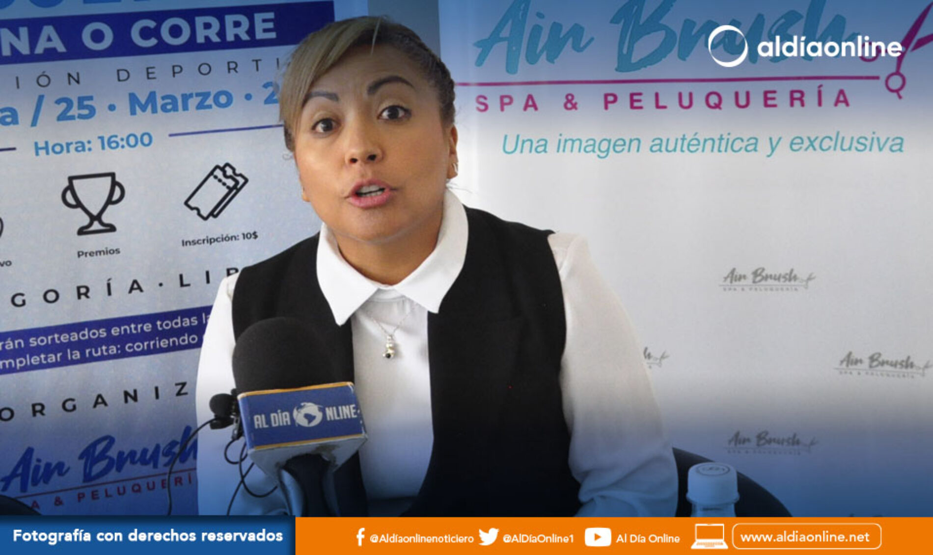 AIR BRUSH SPA, PRESENTÓ EL “TRAIL PARA MUJERES”, EVENTO PARA ESTE 25 DE MARZO (VIDEO)