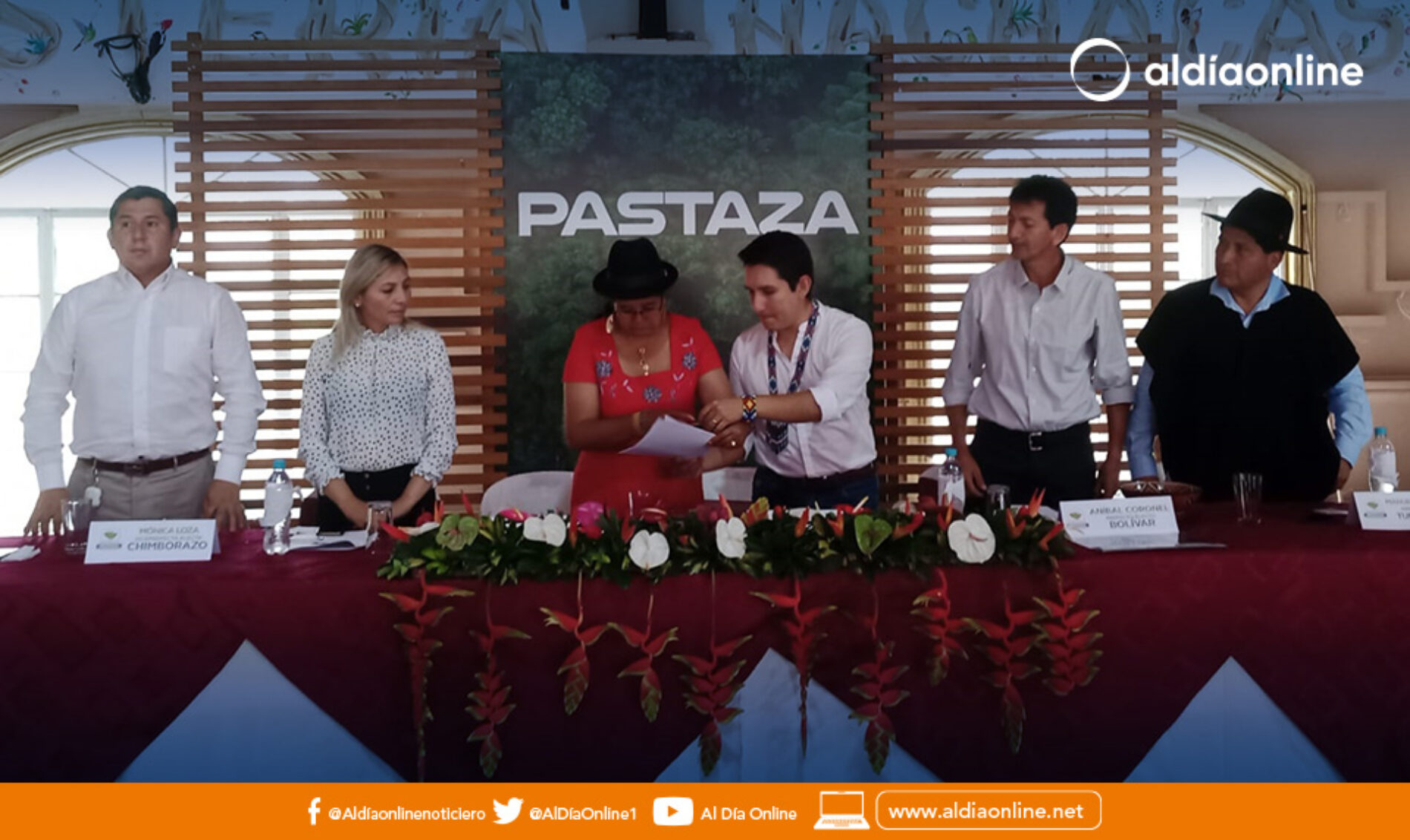 REUNIÓN DE MANCOMUNIDAD DE PREFECTOS EN PASTAZA CON ÉXITO Y TIBÁN POR COTOPAXI