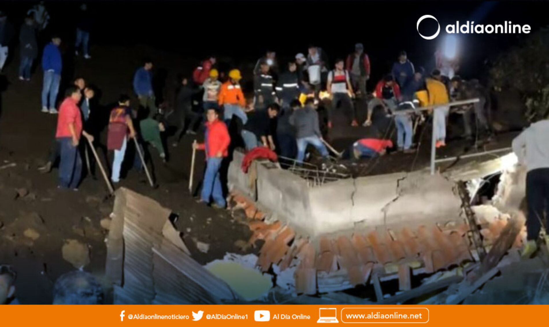 16 MUERTOS TRAS DESLIZAMIENTO DE TIERRA EN ALAUSÍ