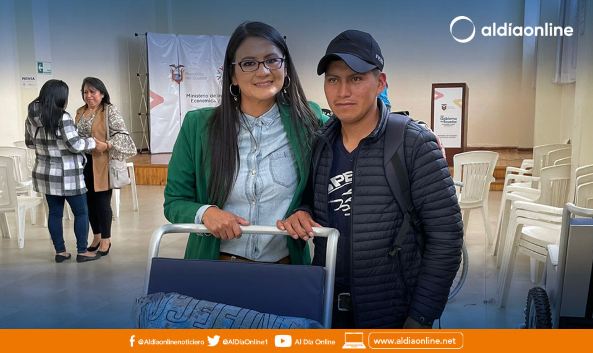 MIES Y FUNDACIÓN ENTREGAN AYUDAS TÉCNICAS A USUARIOS DEL BONO JOAQUÍN GALLEGOS LARA EN COTOPAXI