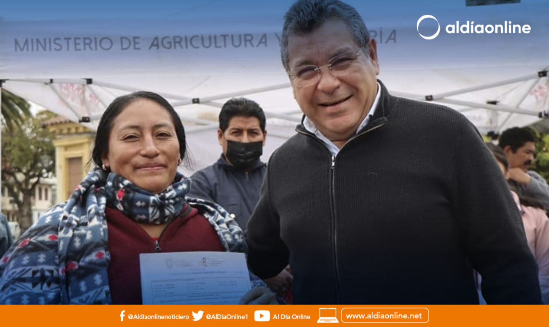 CERCA DE 300 PRODUCTORES DE COTOPAXI SE BENEFICIAN CON INSUMOS PARA FORTALECER EL AGRO