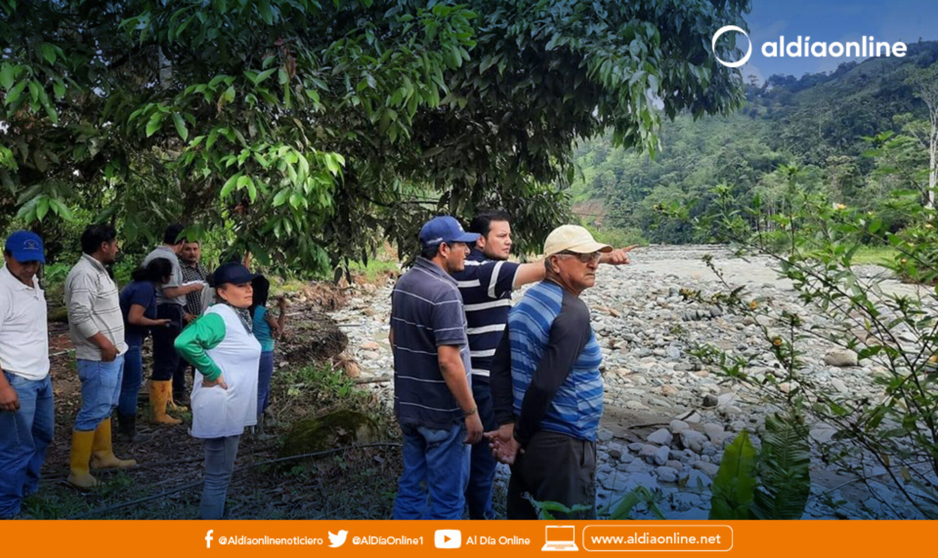 MAG RECORRE LAS ZONAS AFECTADAS POR INUNDACIONES EN LA MANÁ