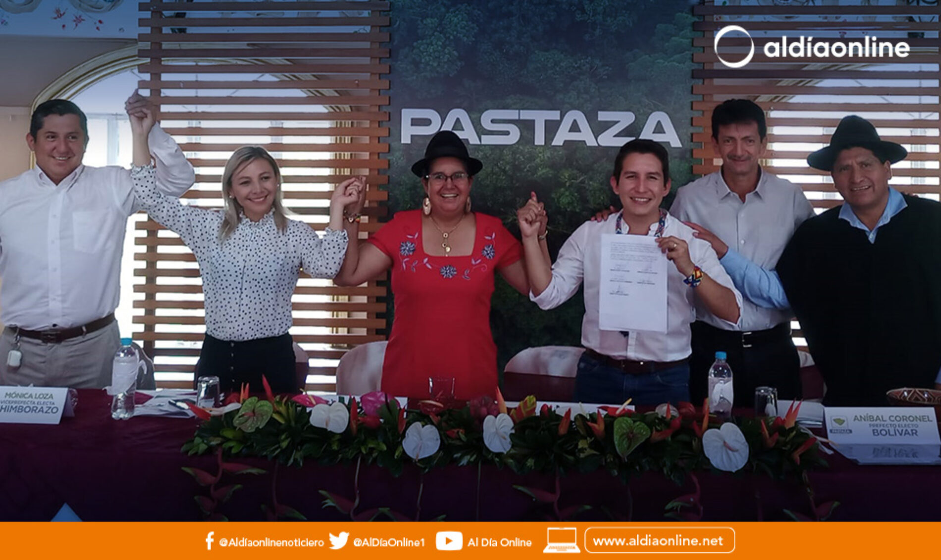 REUNIÓN DE MANCOMUNIDAD DE PREFECTOS EN PASTAZA CON ÉXITO Y TIBÁN POR COTOPAXI