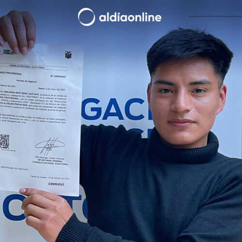 DELEGACIÓN DE COTOPAXI CONTINÚA ENTREGANDO CERTIFICADOS DE VOTACIÓN PROVISIONALES