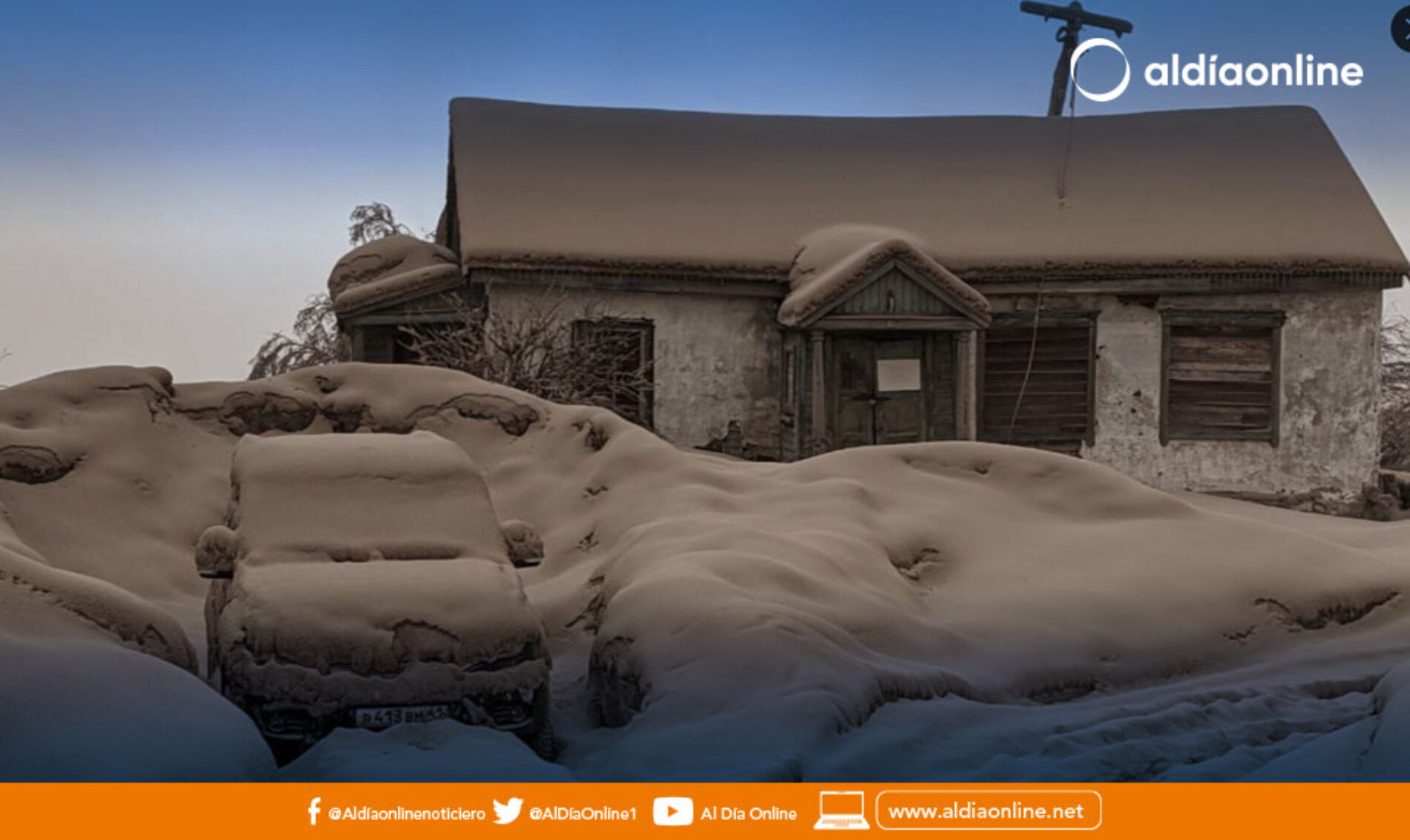 EL VOLCÁN SHIVELUCH, EN EL EXTREMO ORIENTE DE RUSIA, ENTRA EN ERUPCIÓN